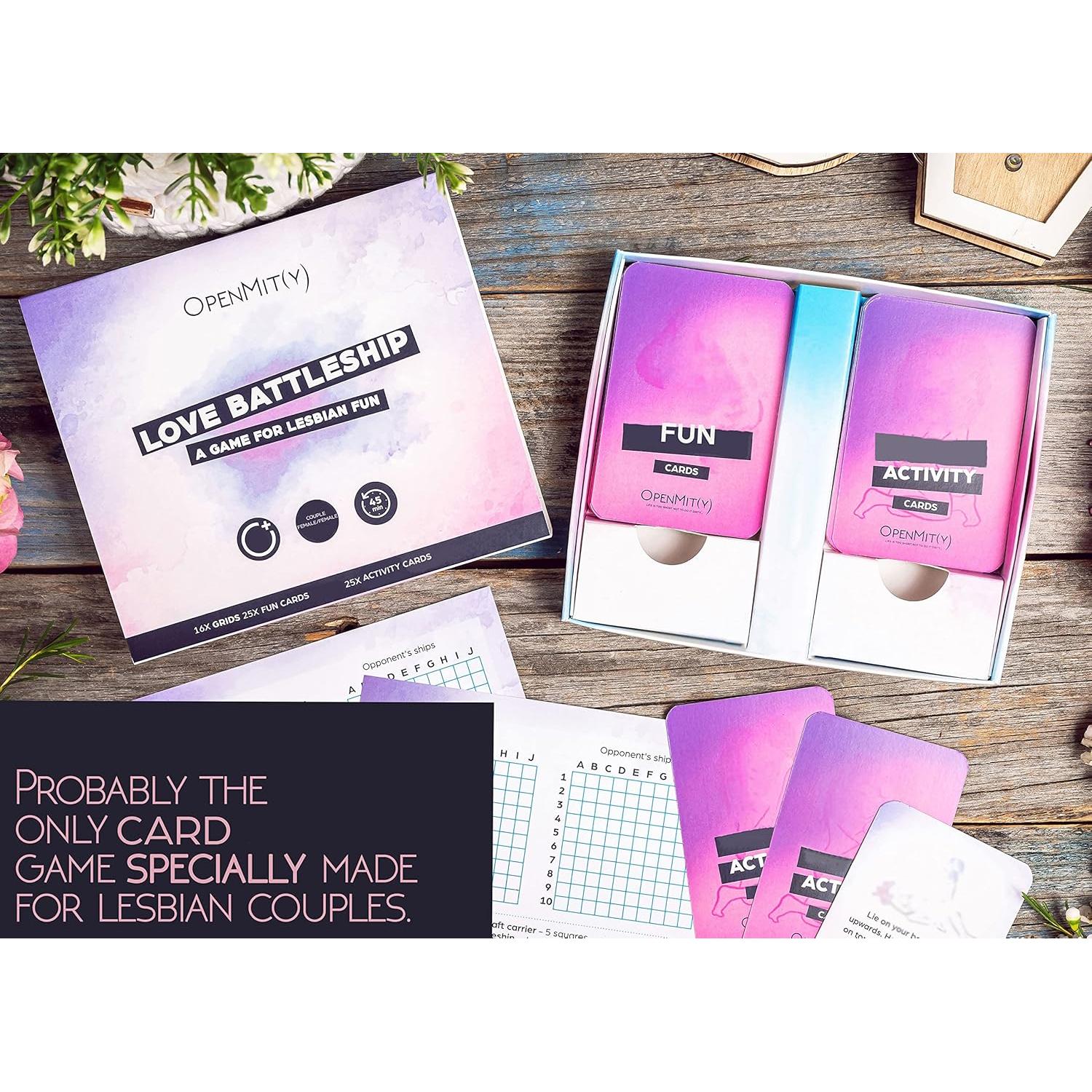 Juego de Mesa Love Battleship OpenMity para Parejas Lesbianas