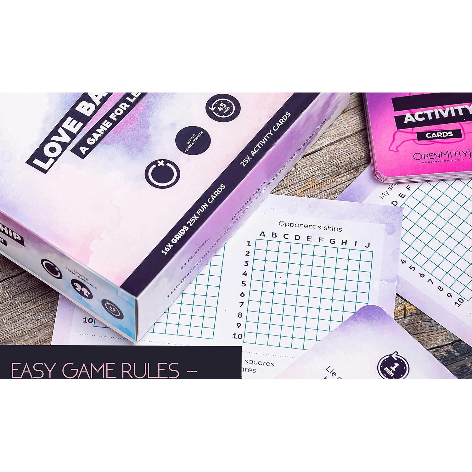 Juego de Mesa Love Battleship OpenMity para Parejas Lesbianas