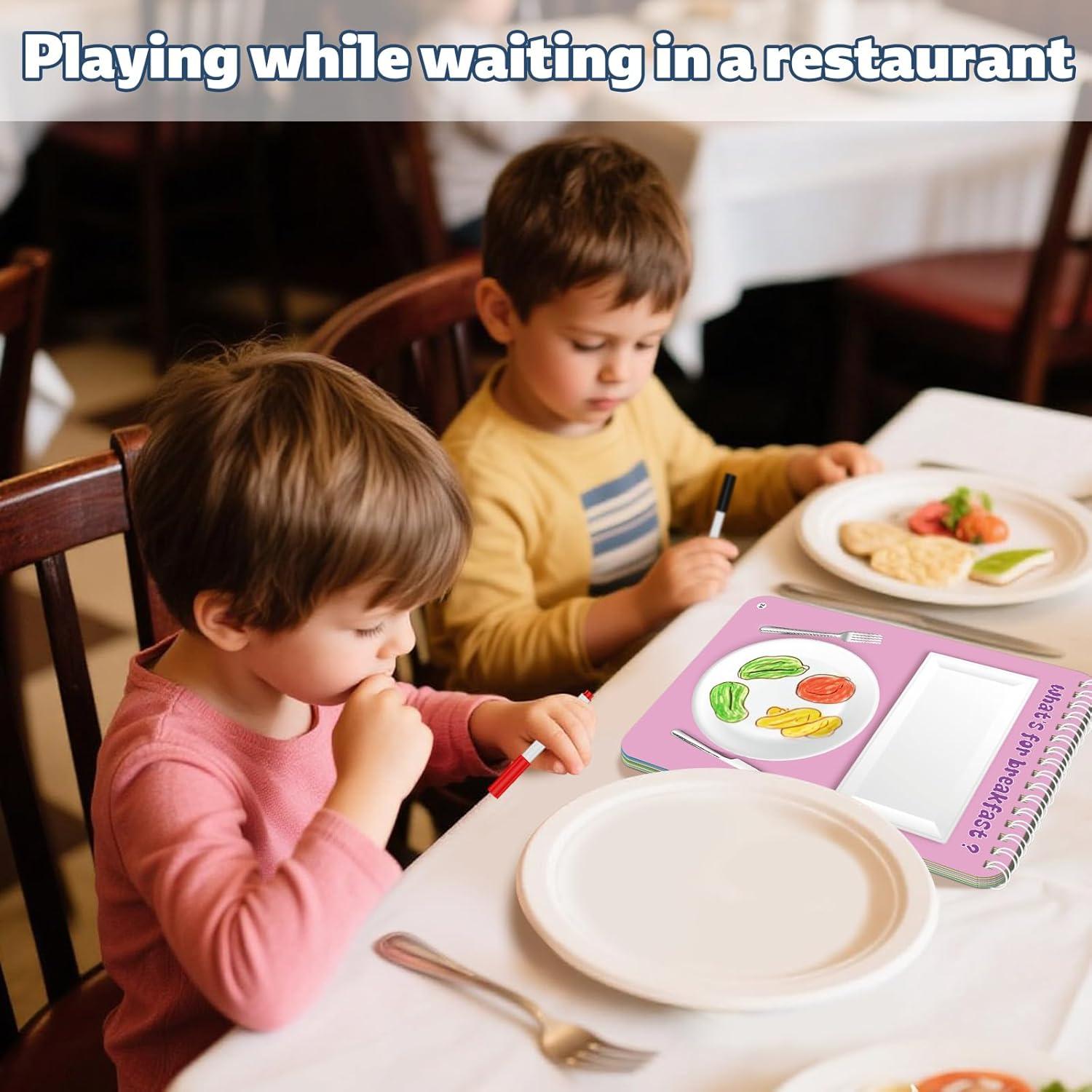 Juegos de Actividad Reutilizables Elfew para Niños 3-8 Años