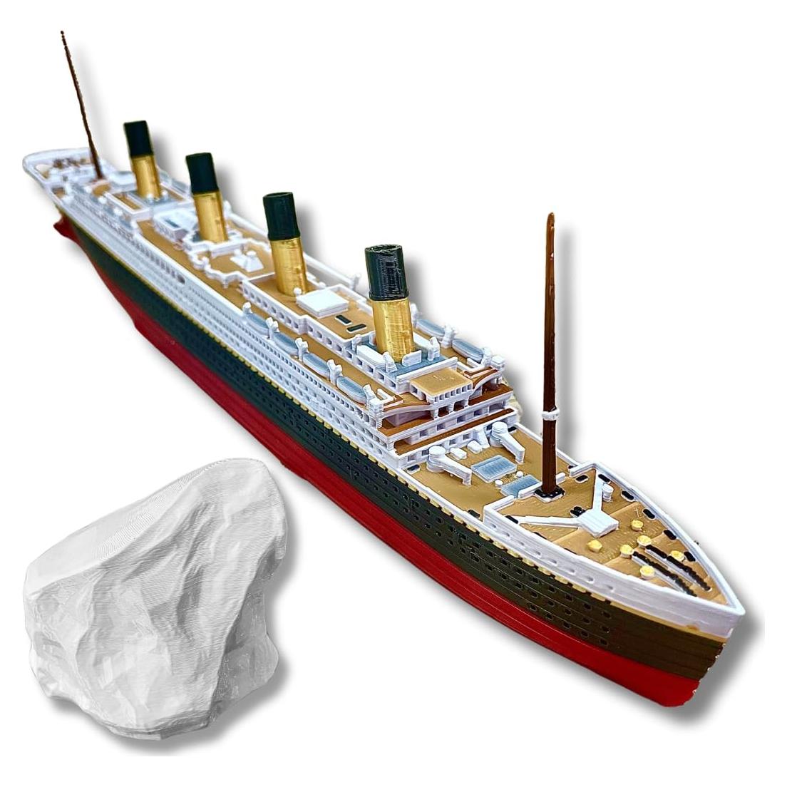 Modelo de barco RMS Titanic 30.48 cm a todo color - TitanicToyCo