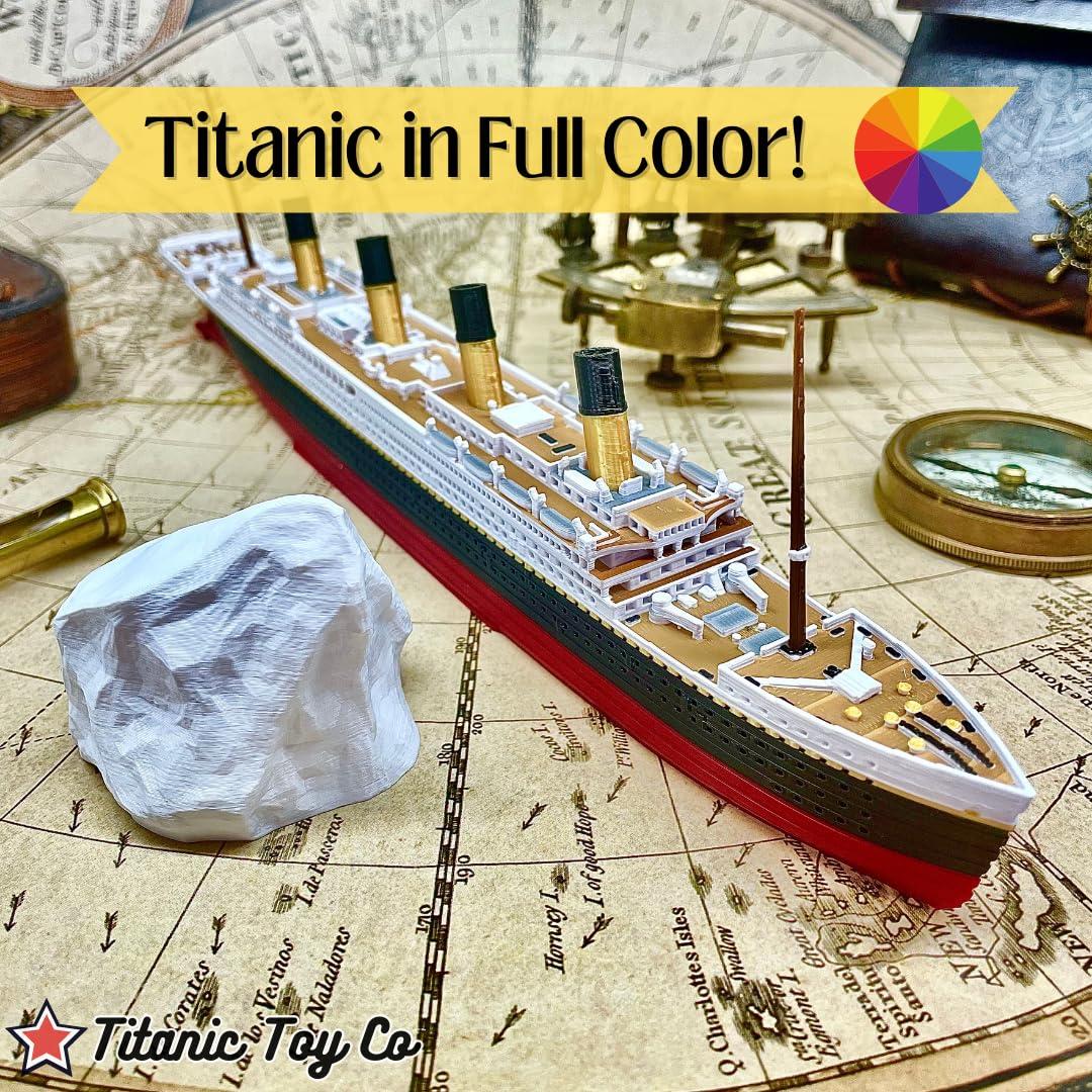 Modelo de barco RMS Titanic 30.48 cm a todo color - TitanicToyCo