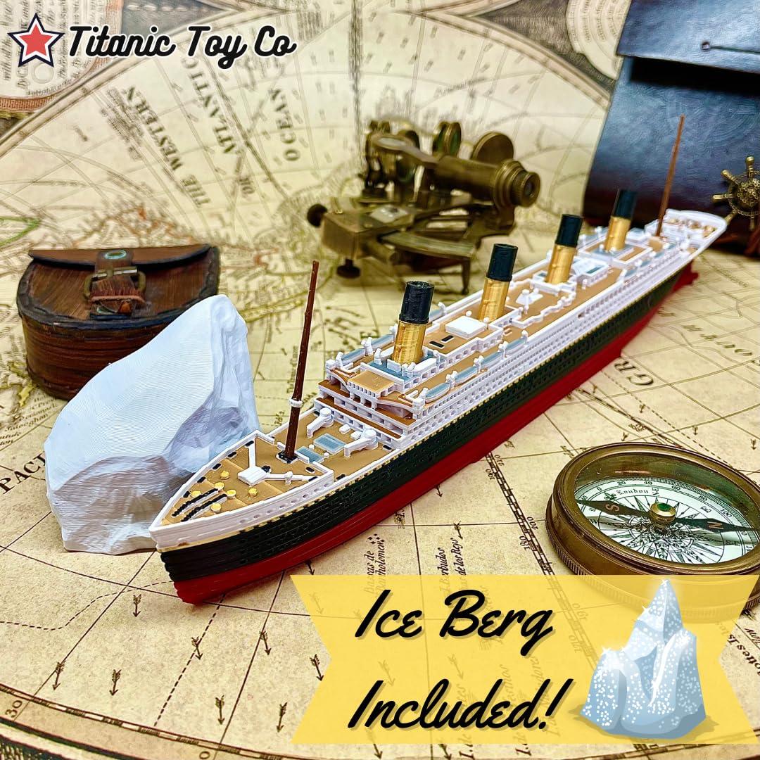 Modelo de barco RMS Titanic 30.48 cm a todo color - TitanicToyCo