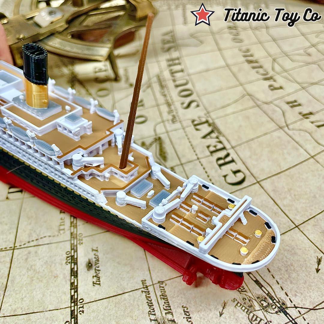 Modelo de barco RMS Titanic 30.48 cm a todo color - TitanicToyCo