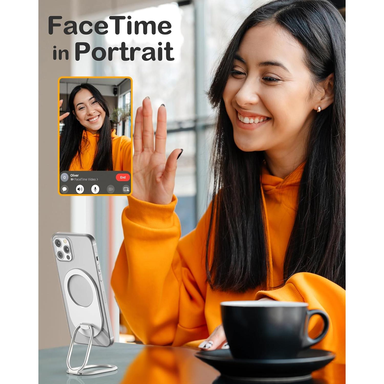 Soporte Magnético para Teléfono Oliver CPR202 Blanco