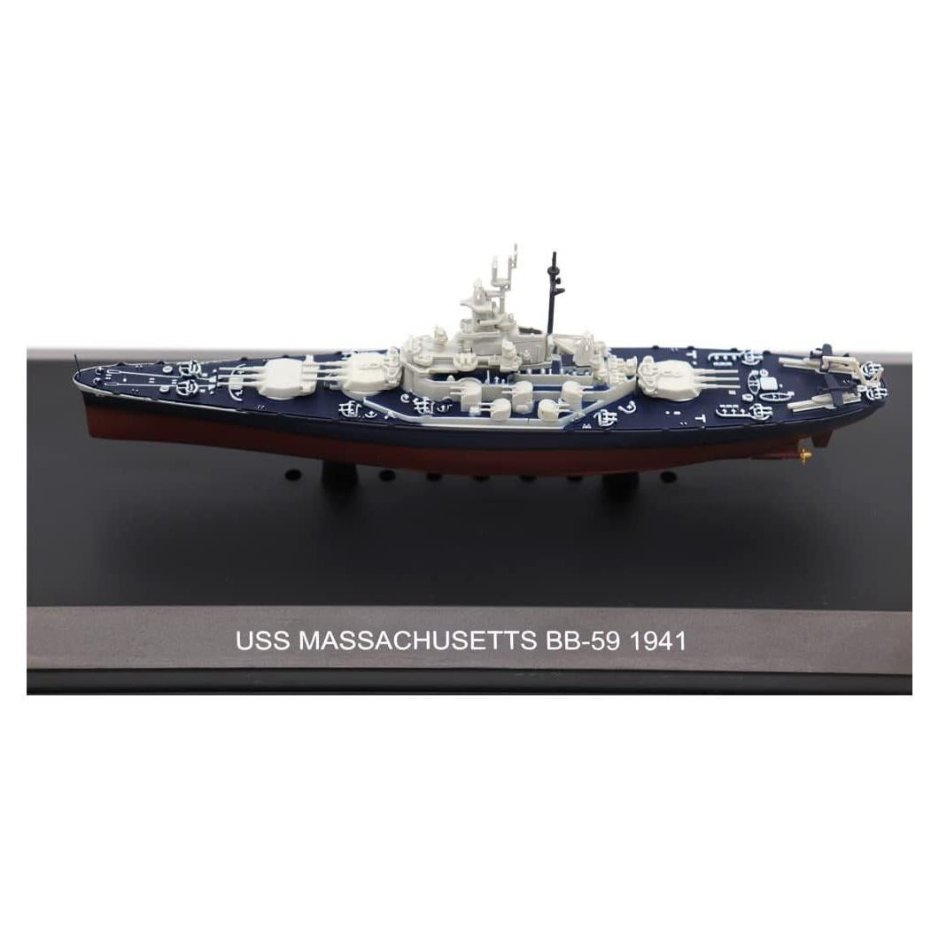 Modelo a Escala USS Massachusetts BB-59 1:1250 Motor City Classics