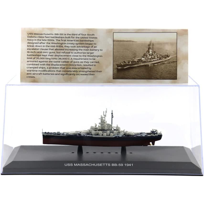 Modelo a Escala USS Massachusetts BB-59 1:1250 Motor City Classics