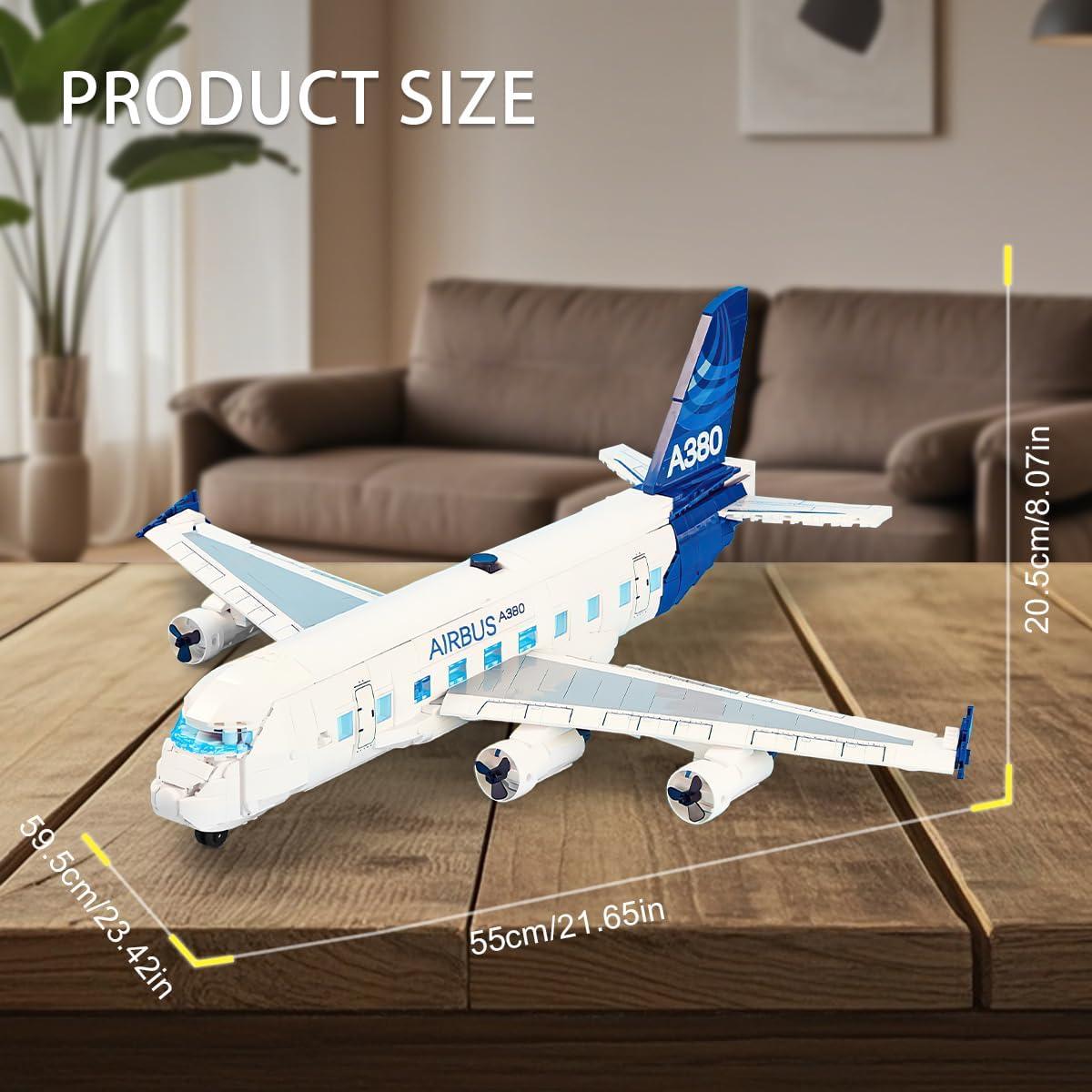 Set de Bloques de Construcción DAHONPA Airbus A380 1945 Piezas