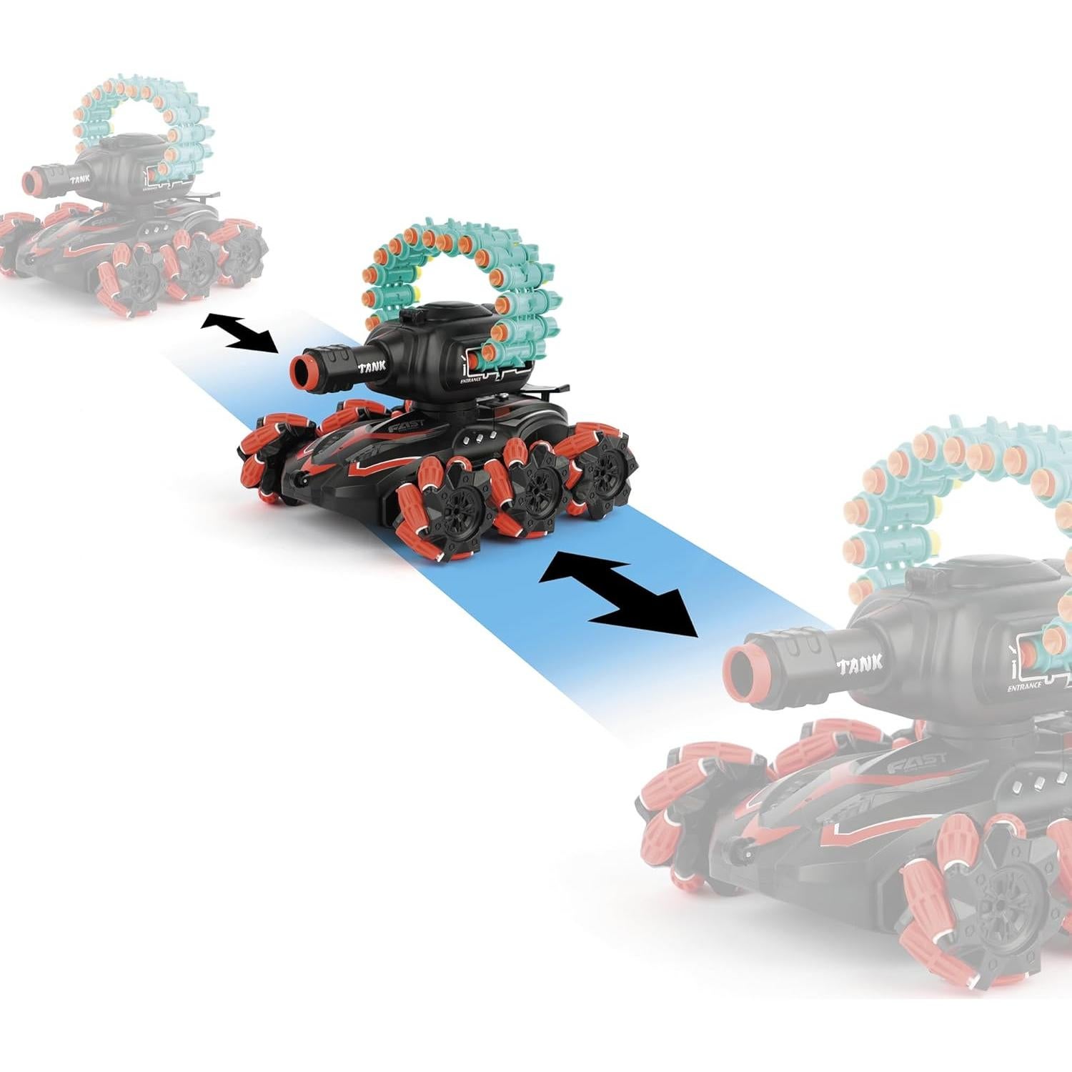 Tanque de Dardos RC Tankist SY078A-1 - Juguete para Niños 8+