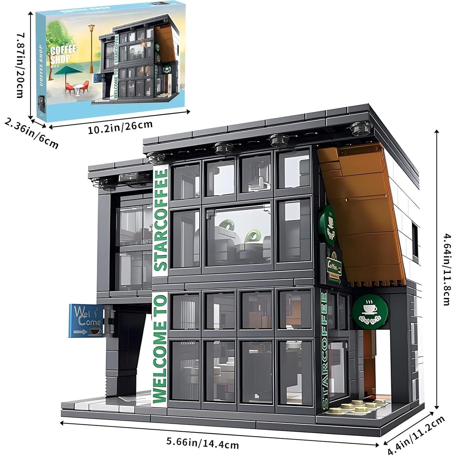 Bloques de Construcción Cafetería Jieyang 581 Piezas 6+ Años