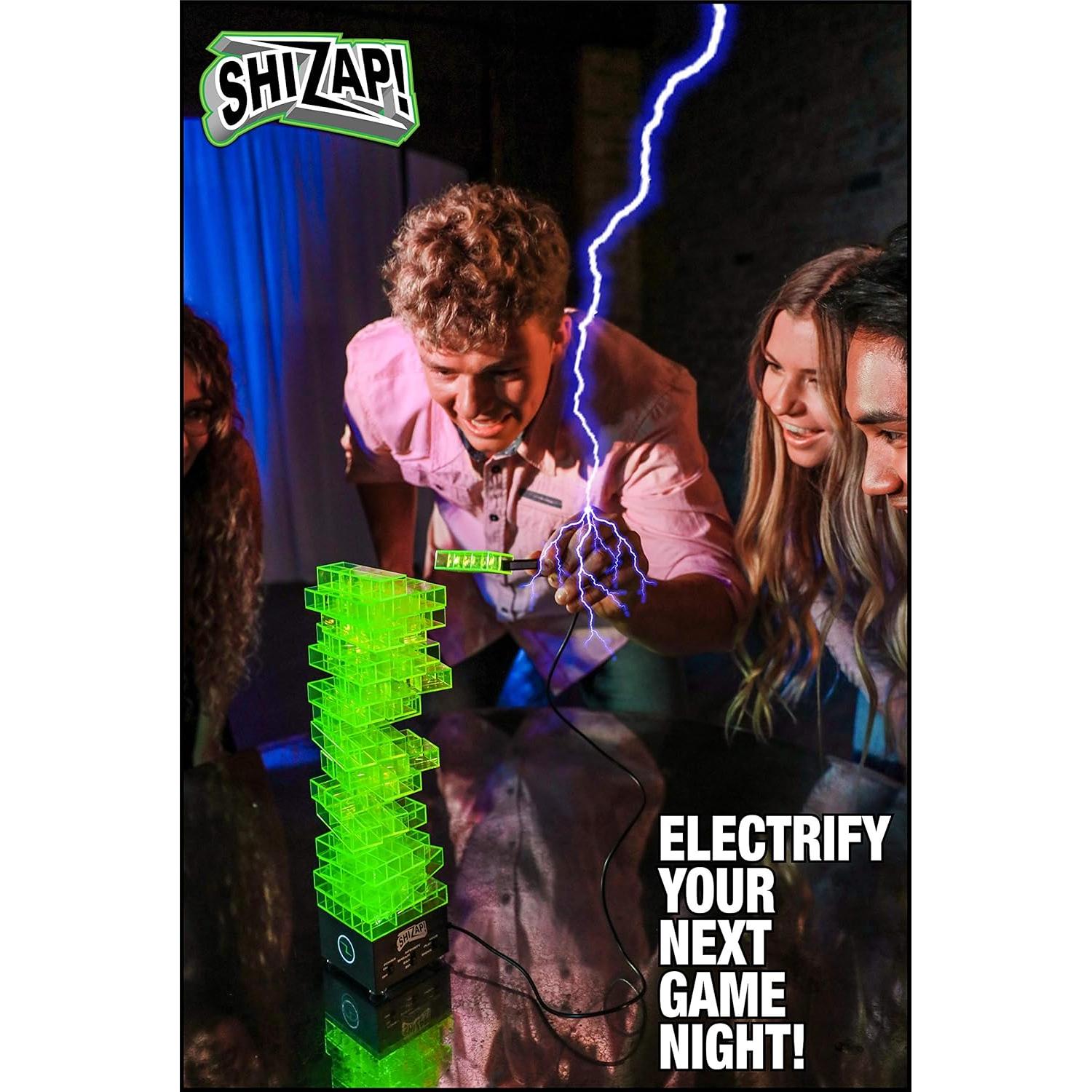ShiZap! Juego de Bloques Apilables con Choque Eléctrico LED