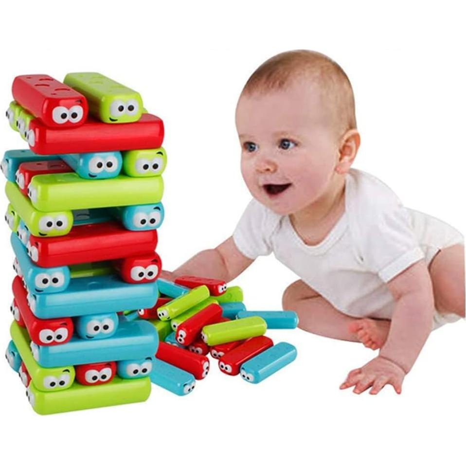 Juego de Bloques de Apilamiento Wonuu Timber Tower 31 Piezas