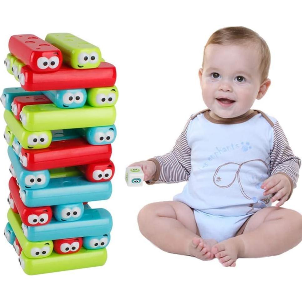 Juego de Bloques de Apilamiento Wonuu Timber Tower 31 Piezas