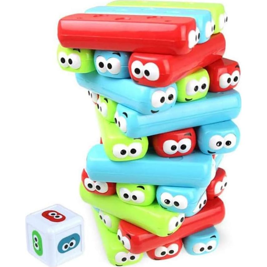 Juego de Bloques de Apilamiento Wonuu Timber Tower 31 Piezas