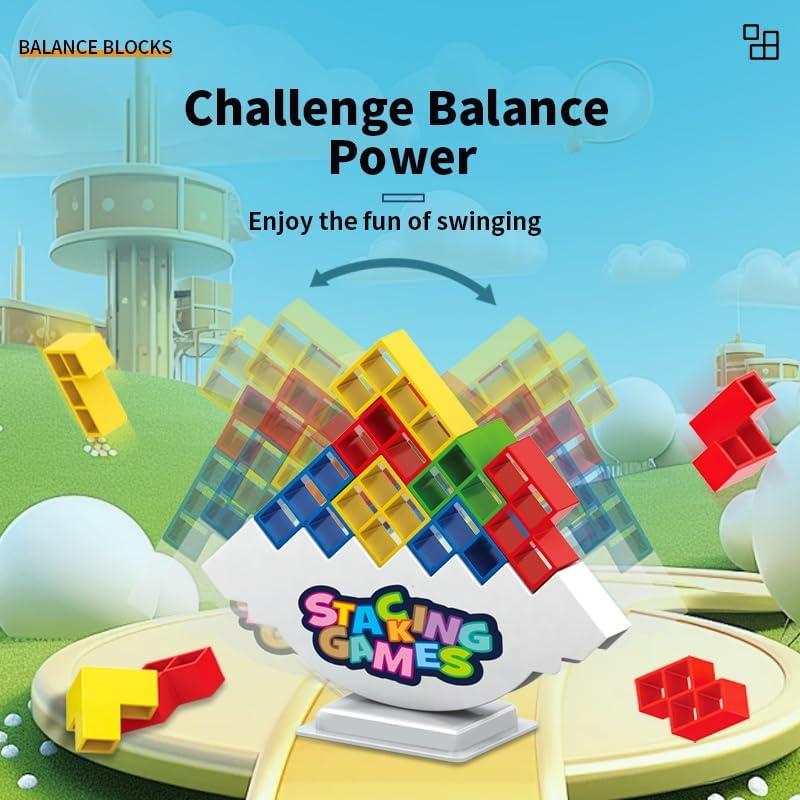 Juego de Mesa Apilable iuuoi de 64 Bloques para Niños y Adultos