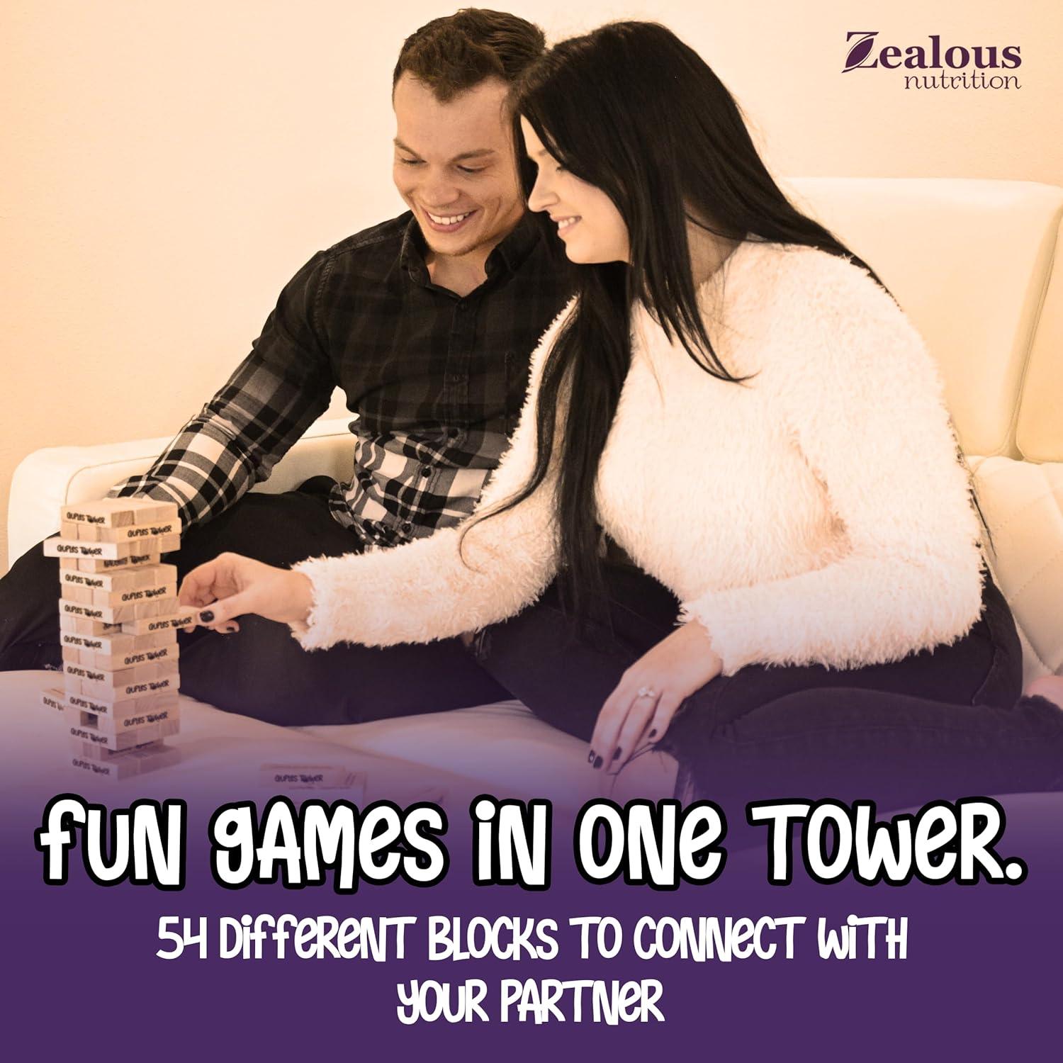 Juego de Bloques de Madera para Parejas - Couples Tower 54 Piezas