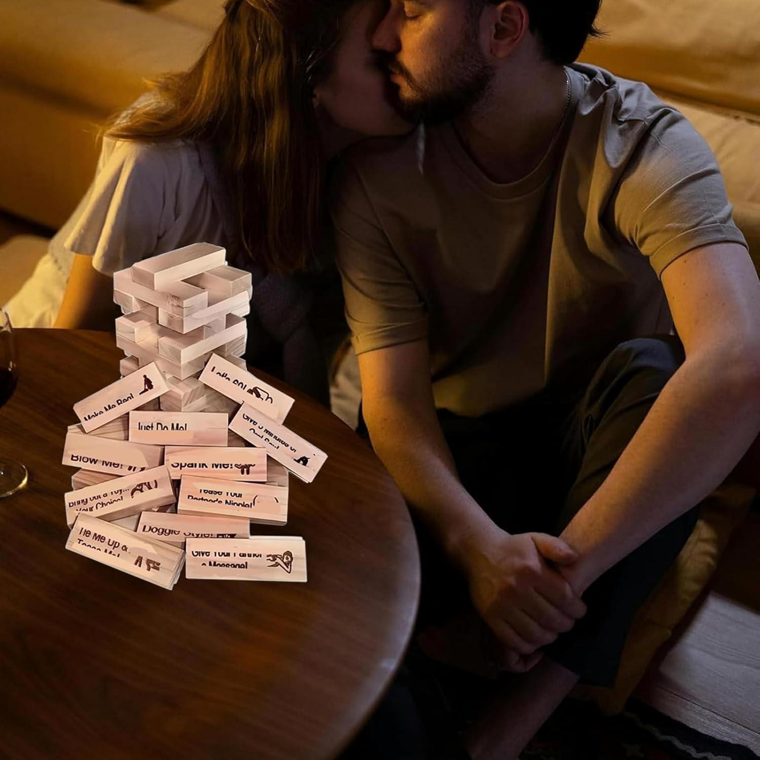 Juego de Torre de Bloques Apilables para Adultos - 48 Piezas