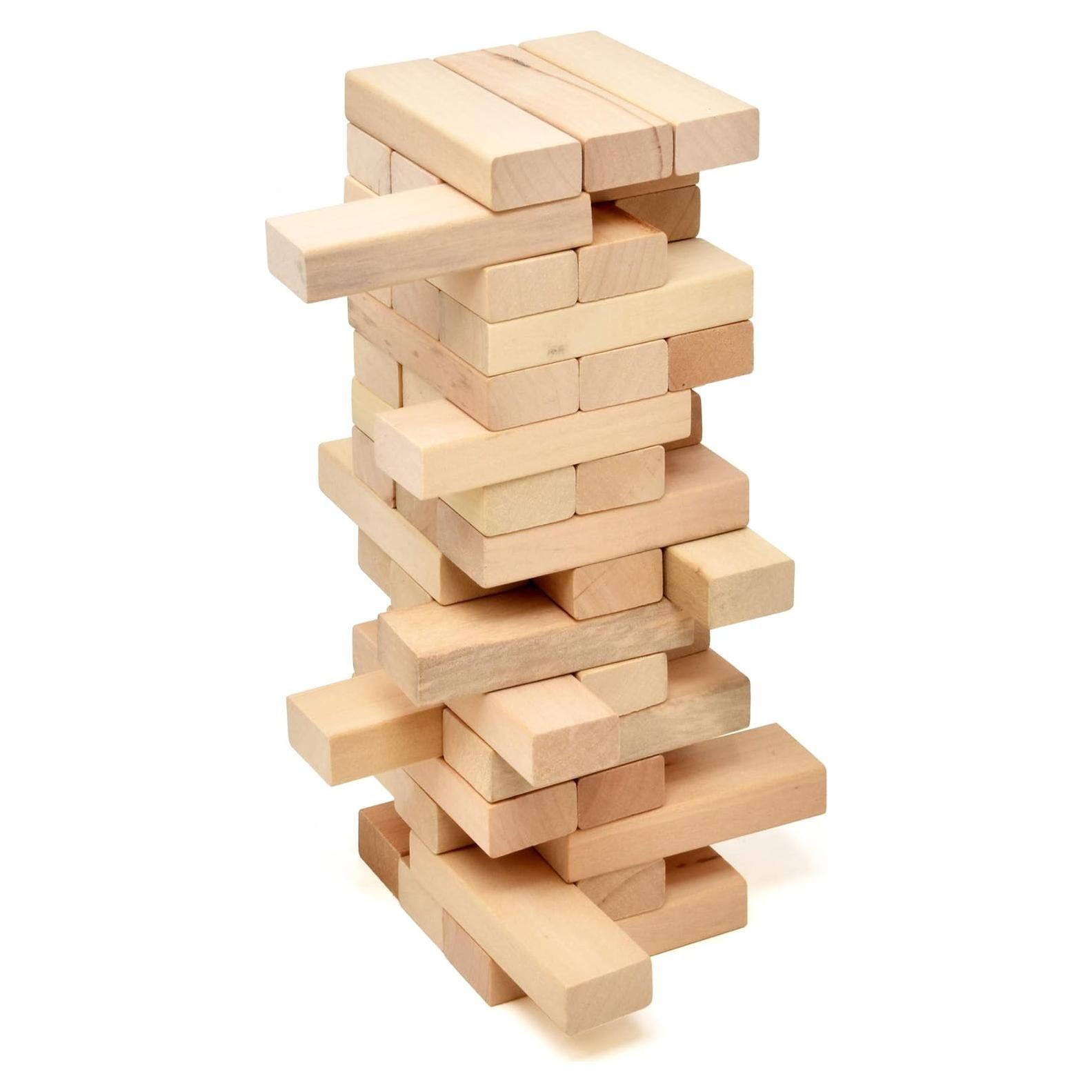 Juego de Bloques de Madera Timber Tower 48 Piezas Apilamiento