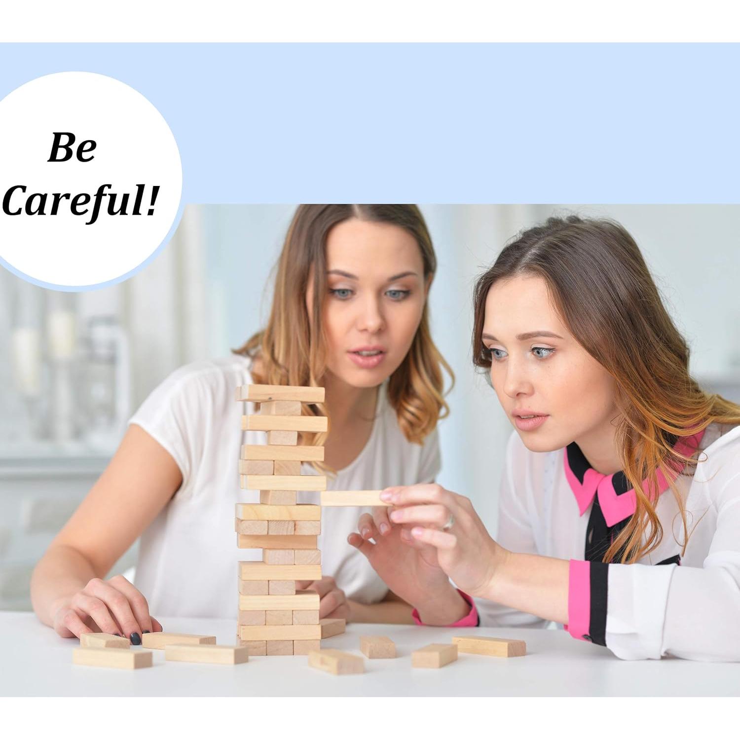 Juego de Bloques de Madera Timber Tower 48 Piezas Apilamiento