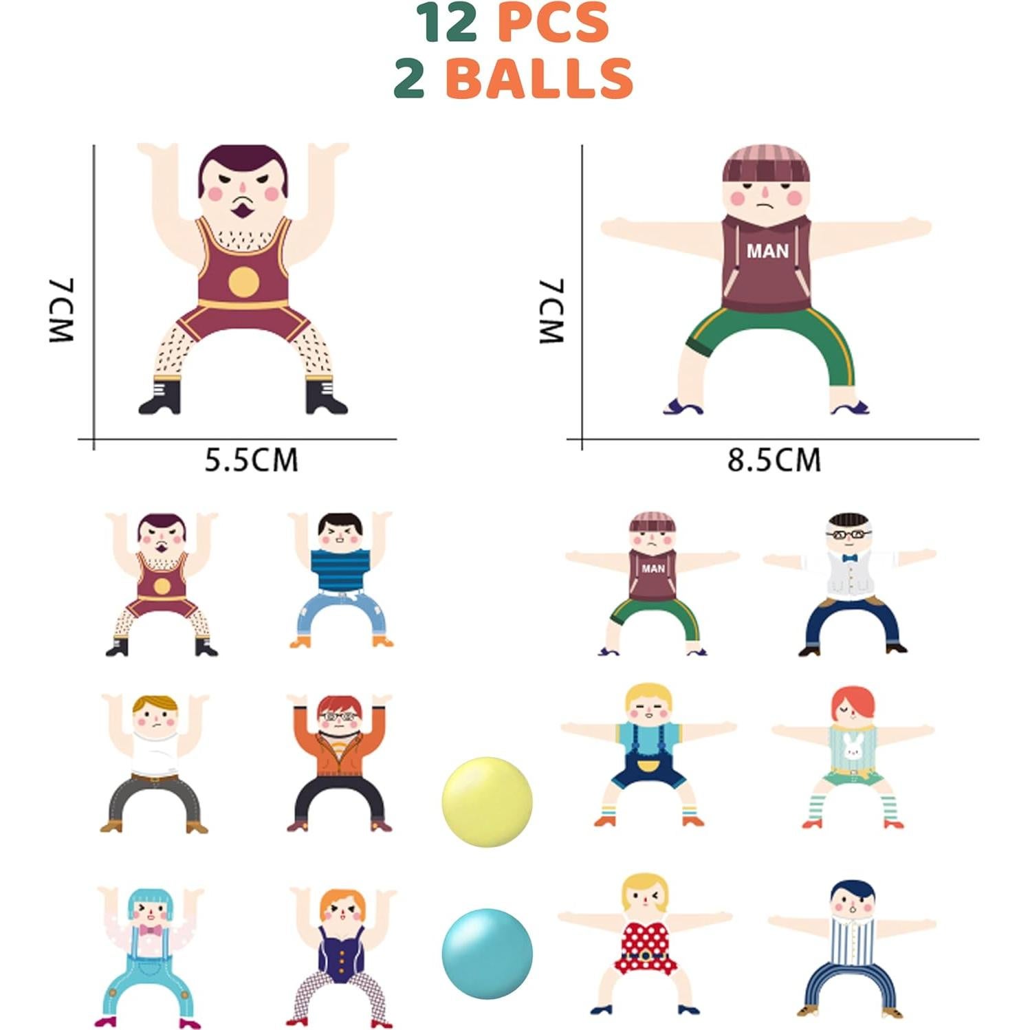 Juego de Bloques Apilables OLMURI para Niños 3-8 Años