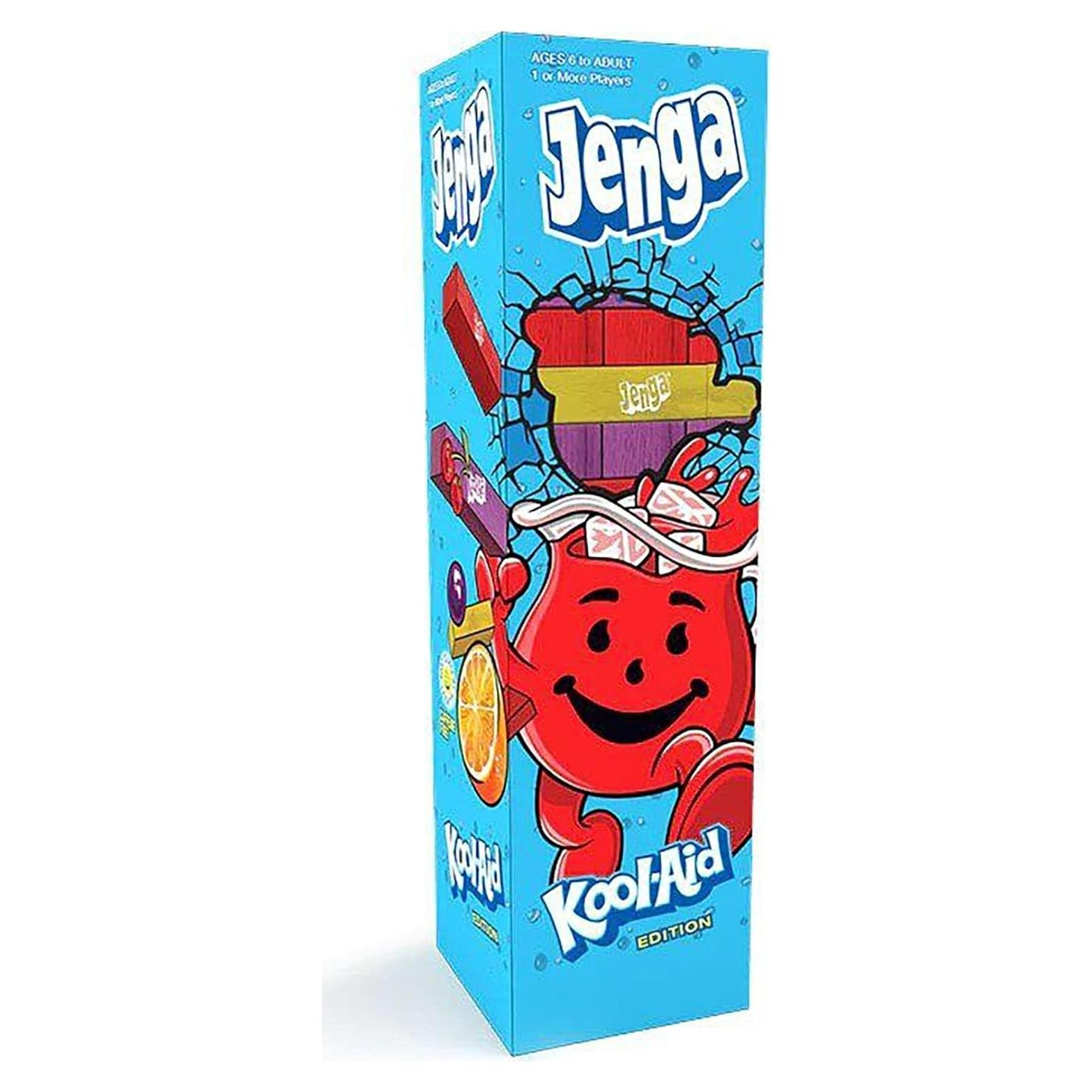 Juego de Jenga Kool-Aid USAopoly - 54 Bloques de Madera
