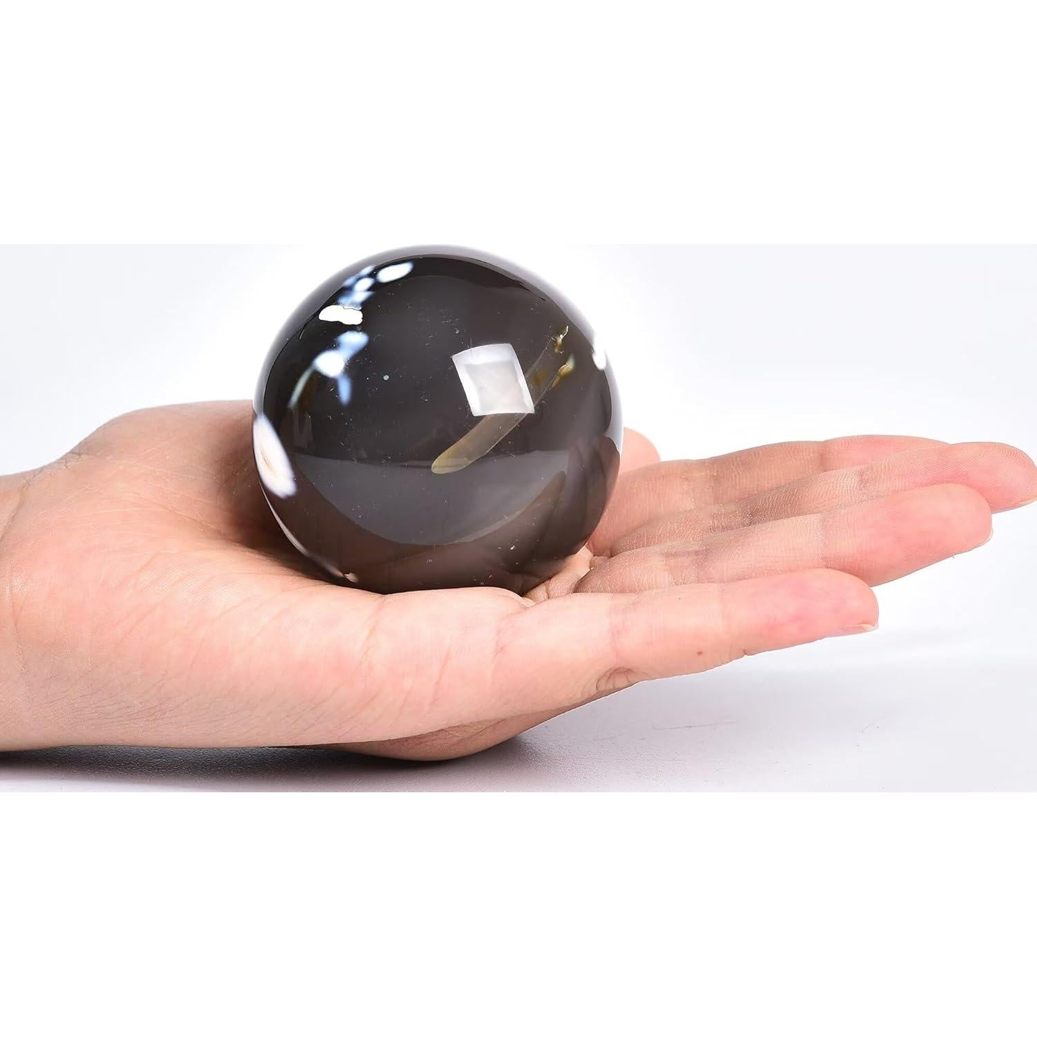 Bola de Cristal Ónice Natural CNYANFEI 50-60mm Decoración