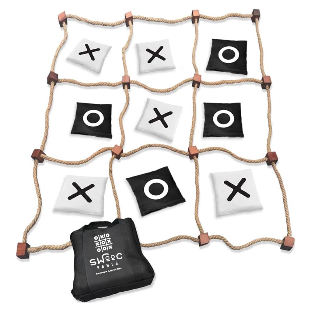 Juego de Tres en Raya Gigante SWOOC 0.91m para Exterior