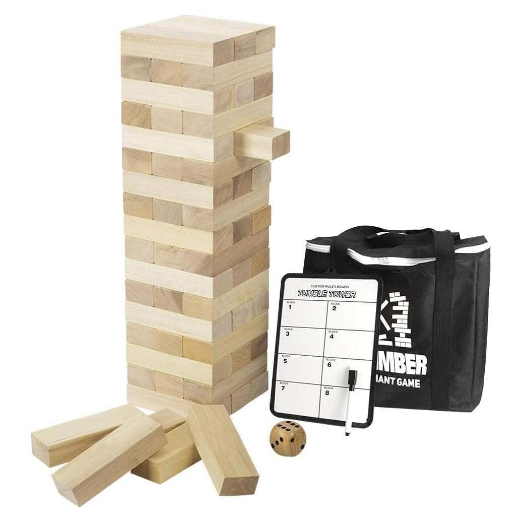 Torre de Caída Gigante Gentle Monster 56 Piezas Juego Apilamiento