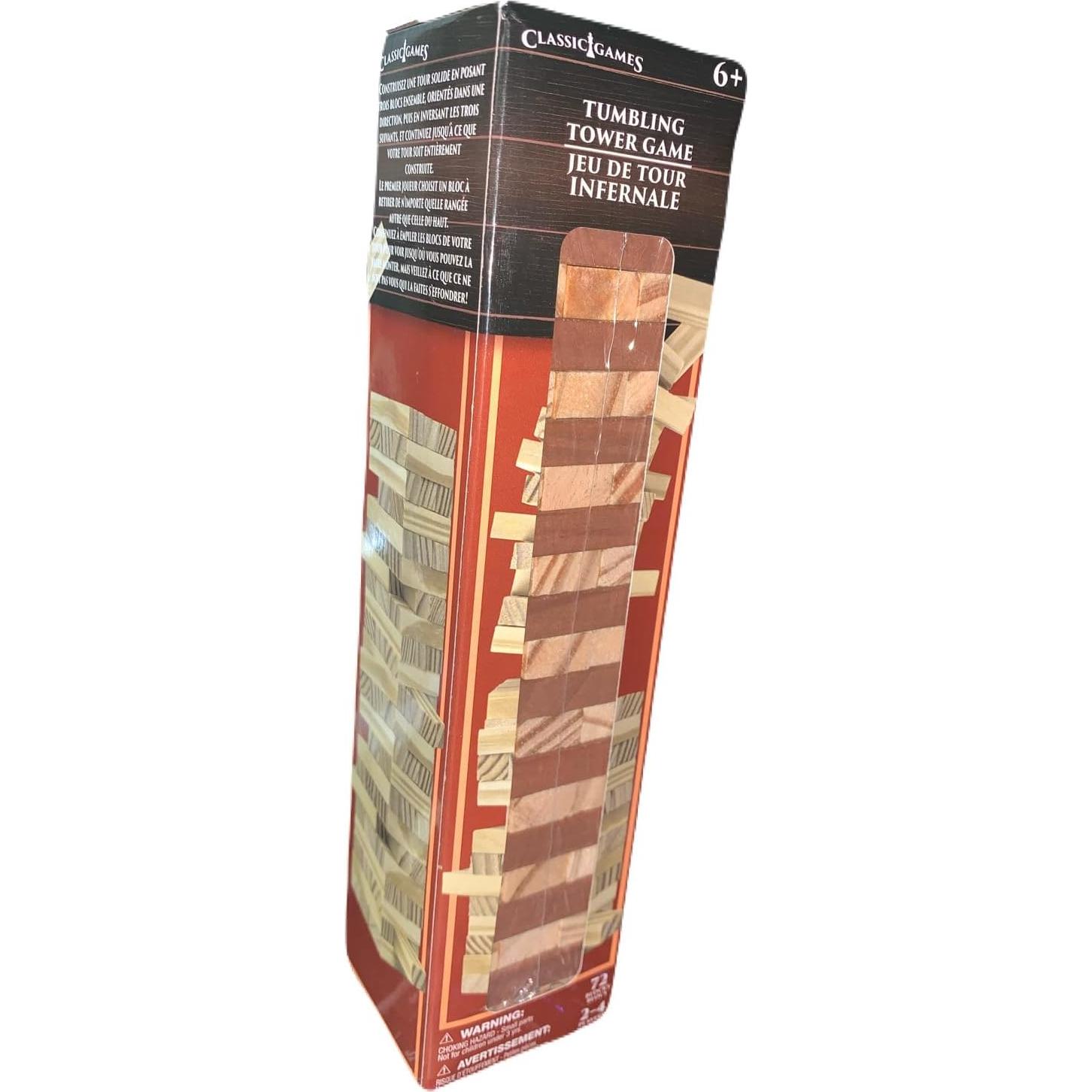 Juego de Torre Tumbling 72pcs Madera Gadgetsforcool