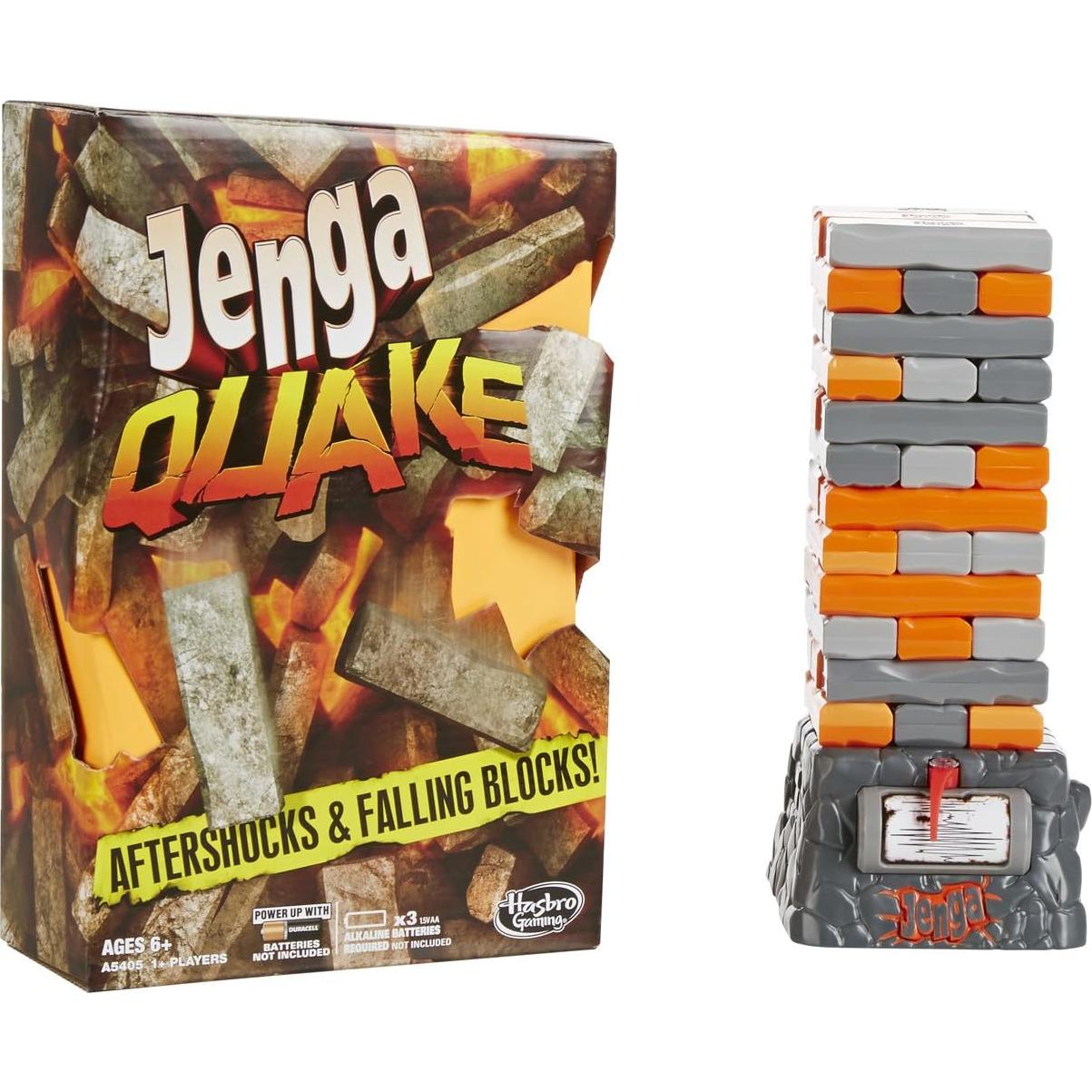 Juego Jenga Quake Hasbro - Torre Vibrante para 6+ Años