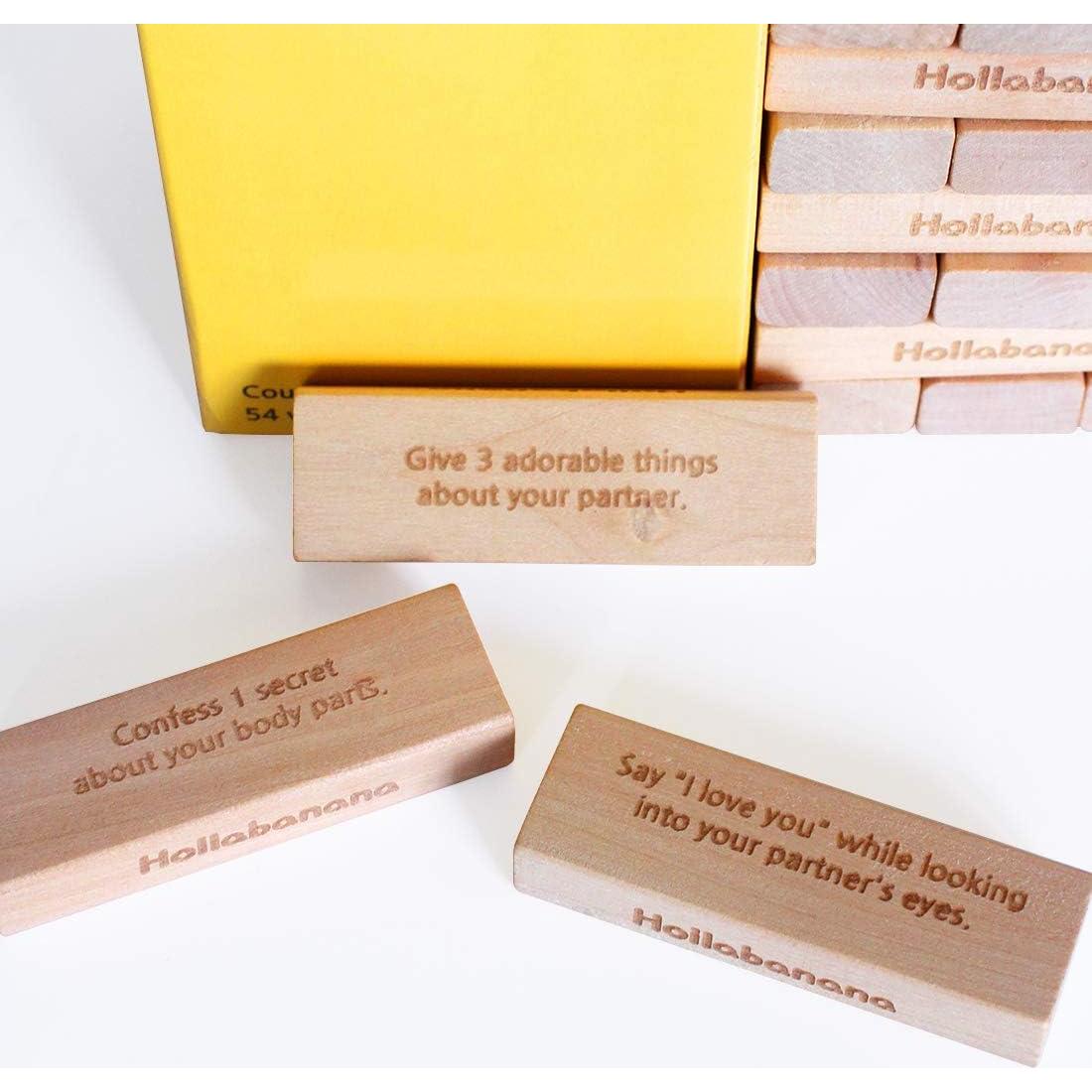 Juego de Mesa Amor y Travieso O-ing Torre de Madera 54 Bloques