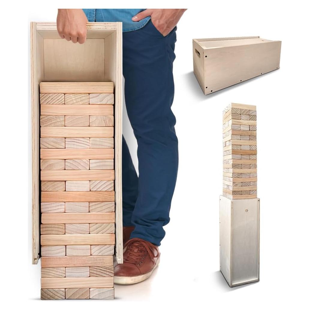 Juego de Torre Gigante SWOOC 3 en 1 con Enderezador y Mesa - 1.83 m