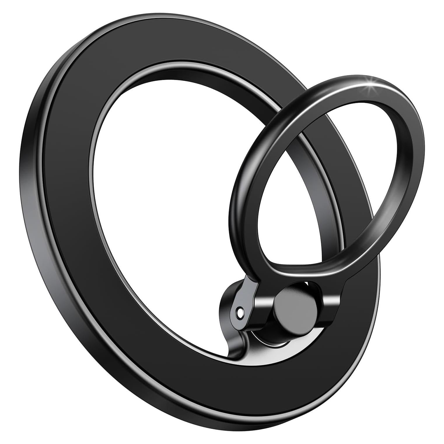 Soporte de Anillo Magnético AREDAN para iPhone MagSafe Negro