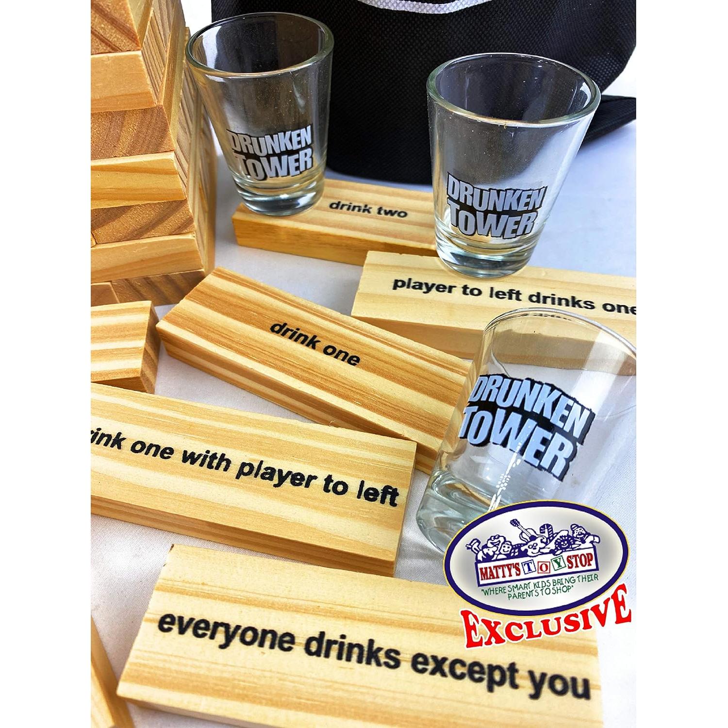 Juego de Torre Borracha Deluxe 60 Piezas XL Matty's Toy Stop