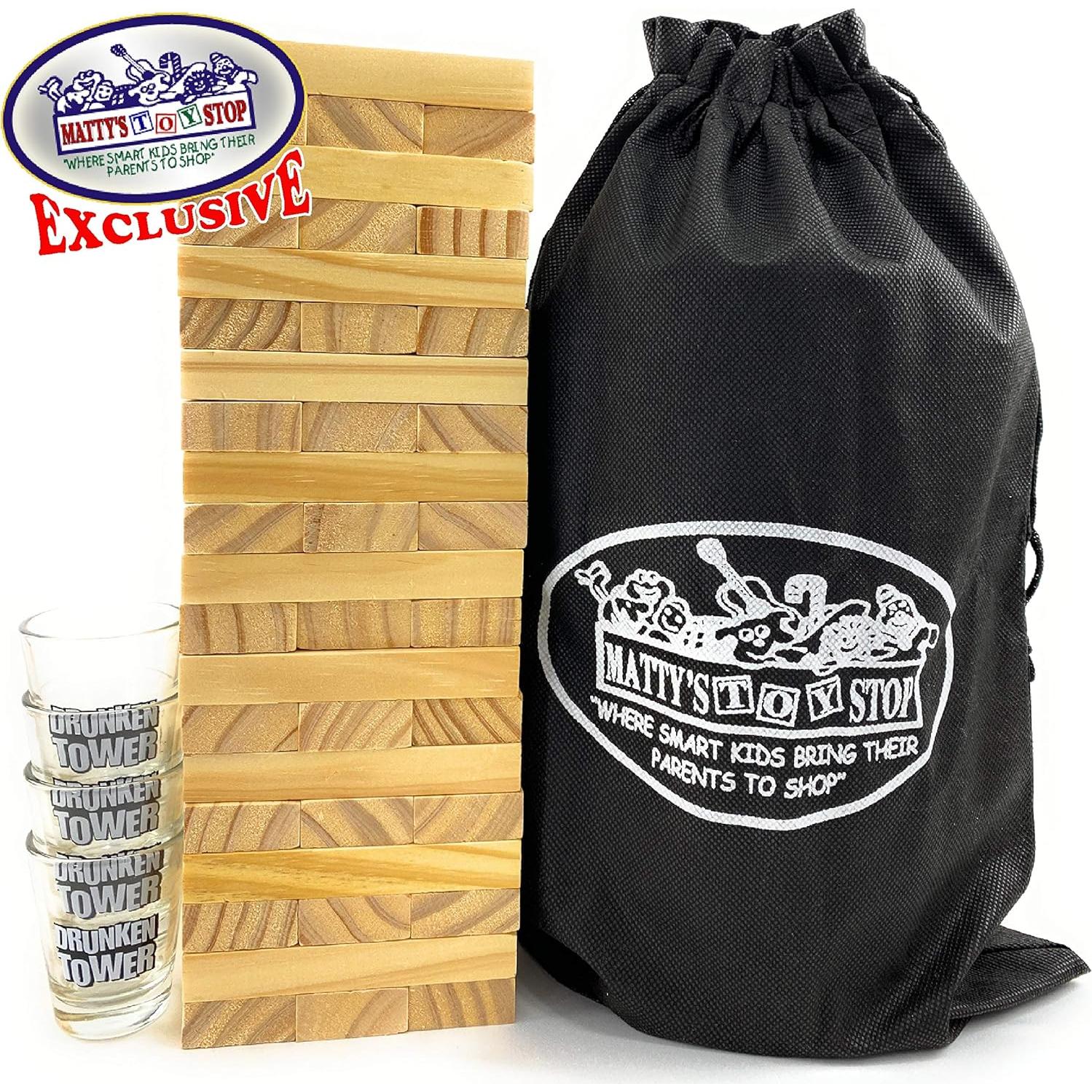 Juego de Torre Borracha Deluxe 60 Piezas XL Matty's Toy Stop