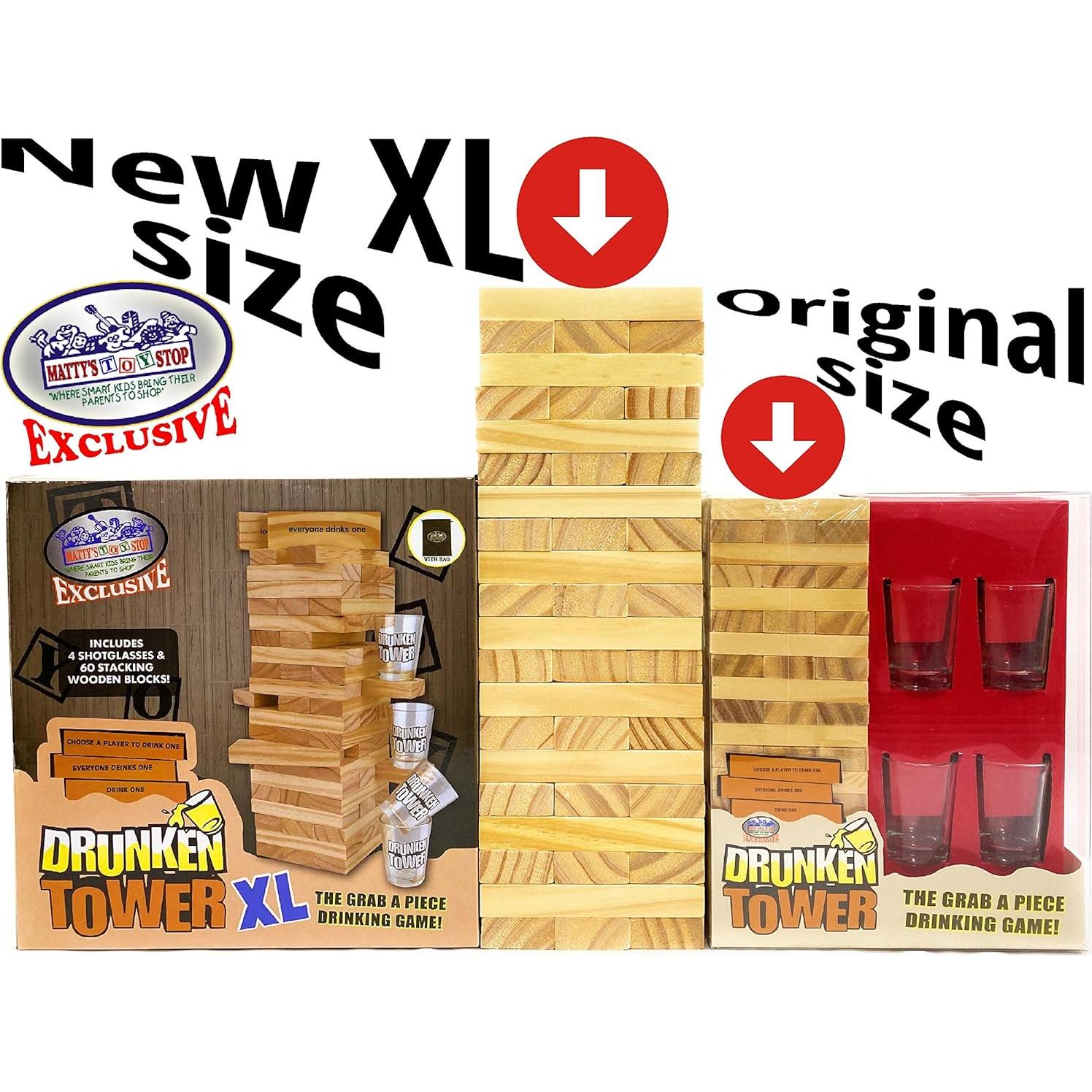 Juego de Torre Borracha Deluxe 60 Piezas XL Matty's Toy Stop