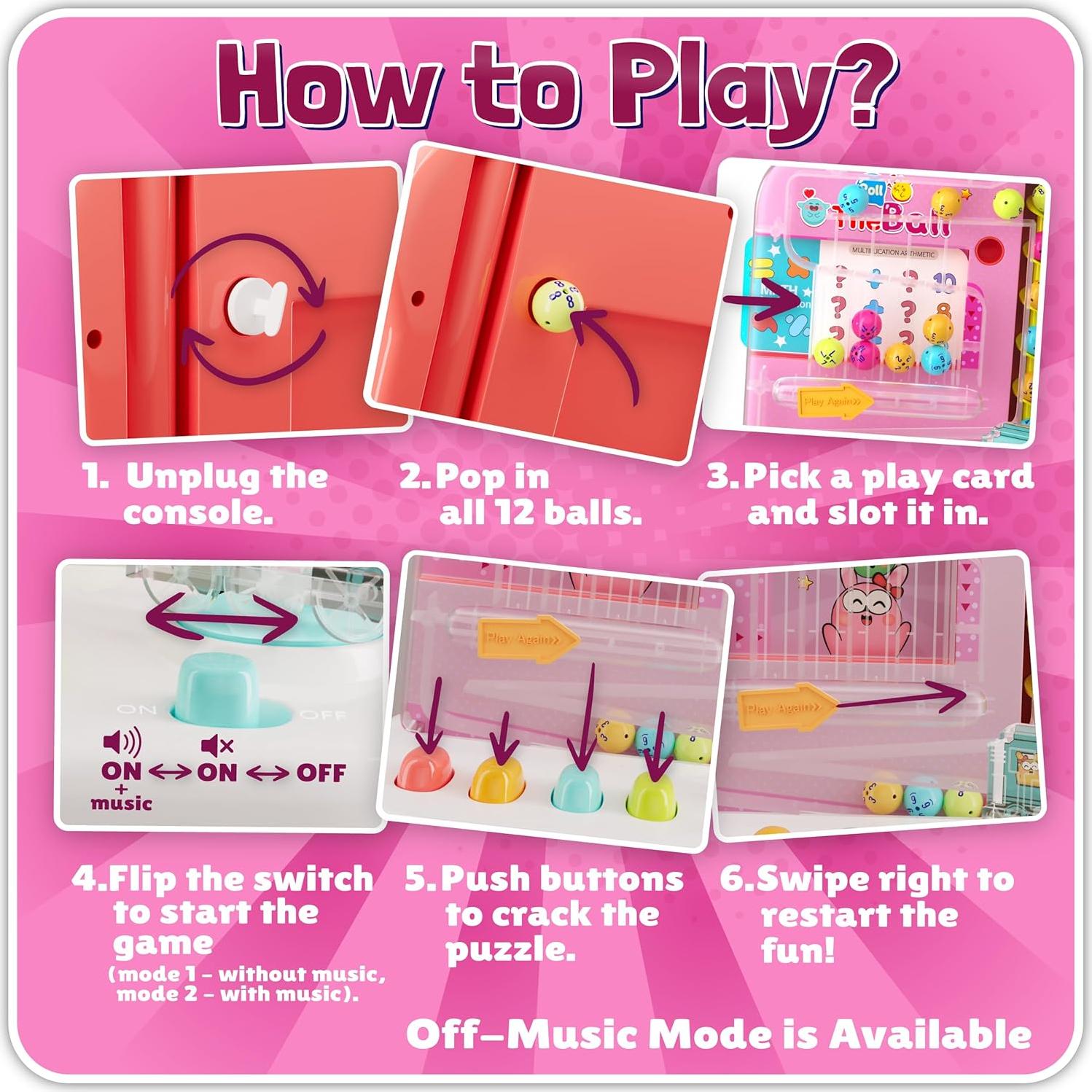 Juguete Educativo Matemático HD Mobile para Niños 3-7 Años