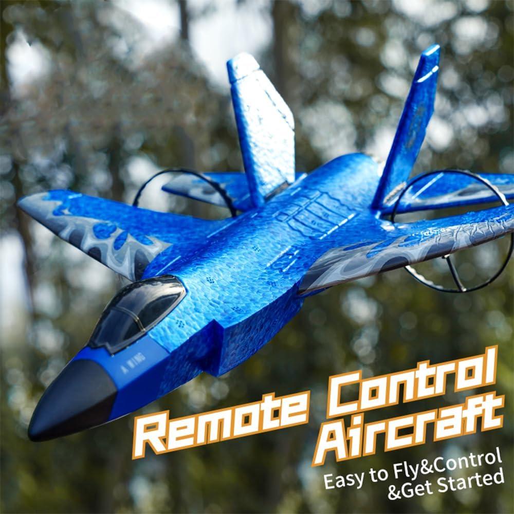 Avión RC F-35 Control Remoto 2 Canales 257mm Azul