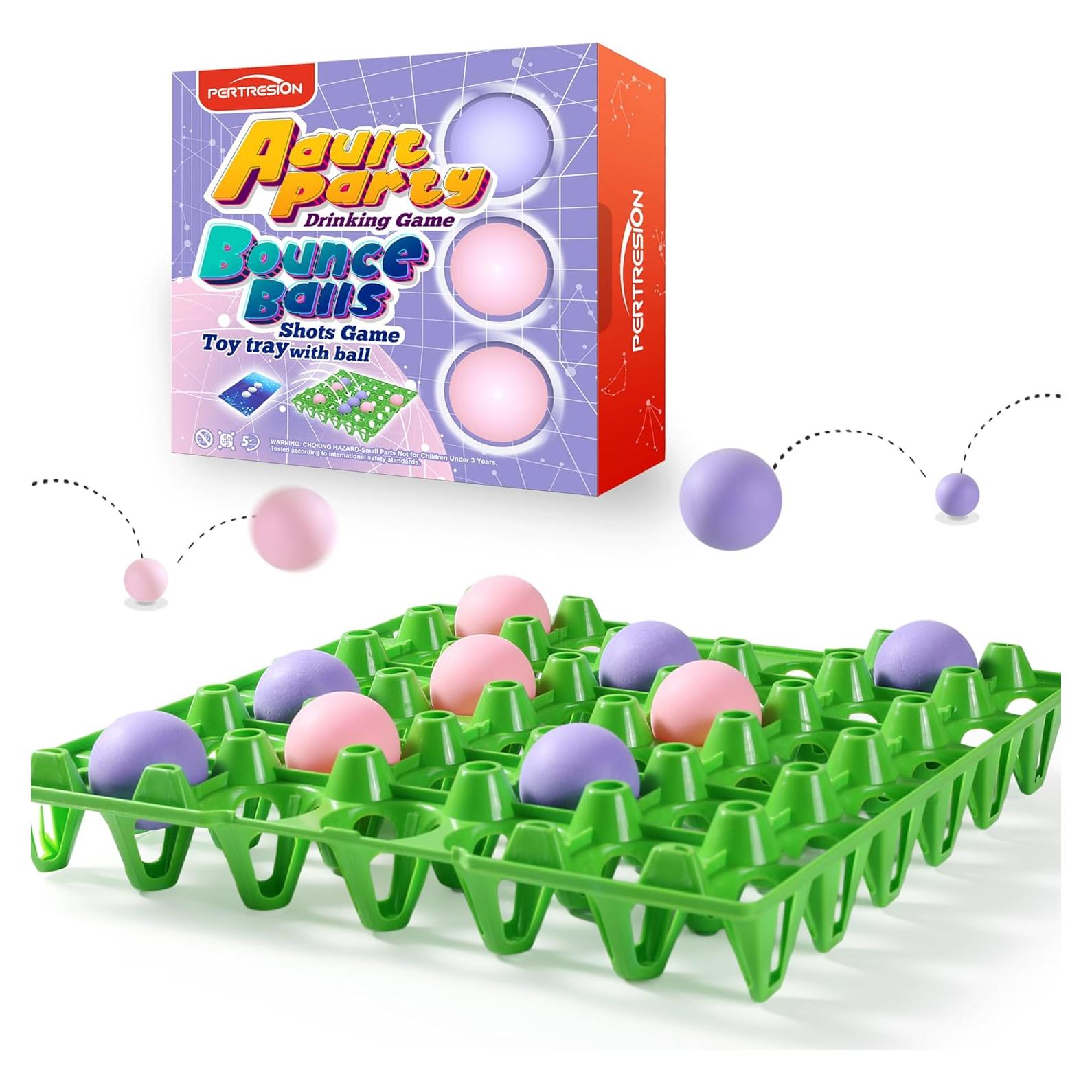 Juego de Mesa de Tiros de Pelotas Rebotadoras Pertresion - 60 Pelotas