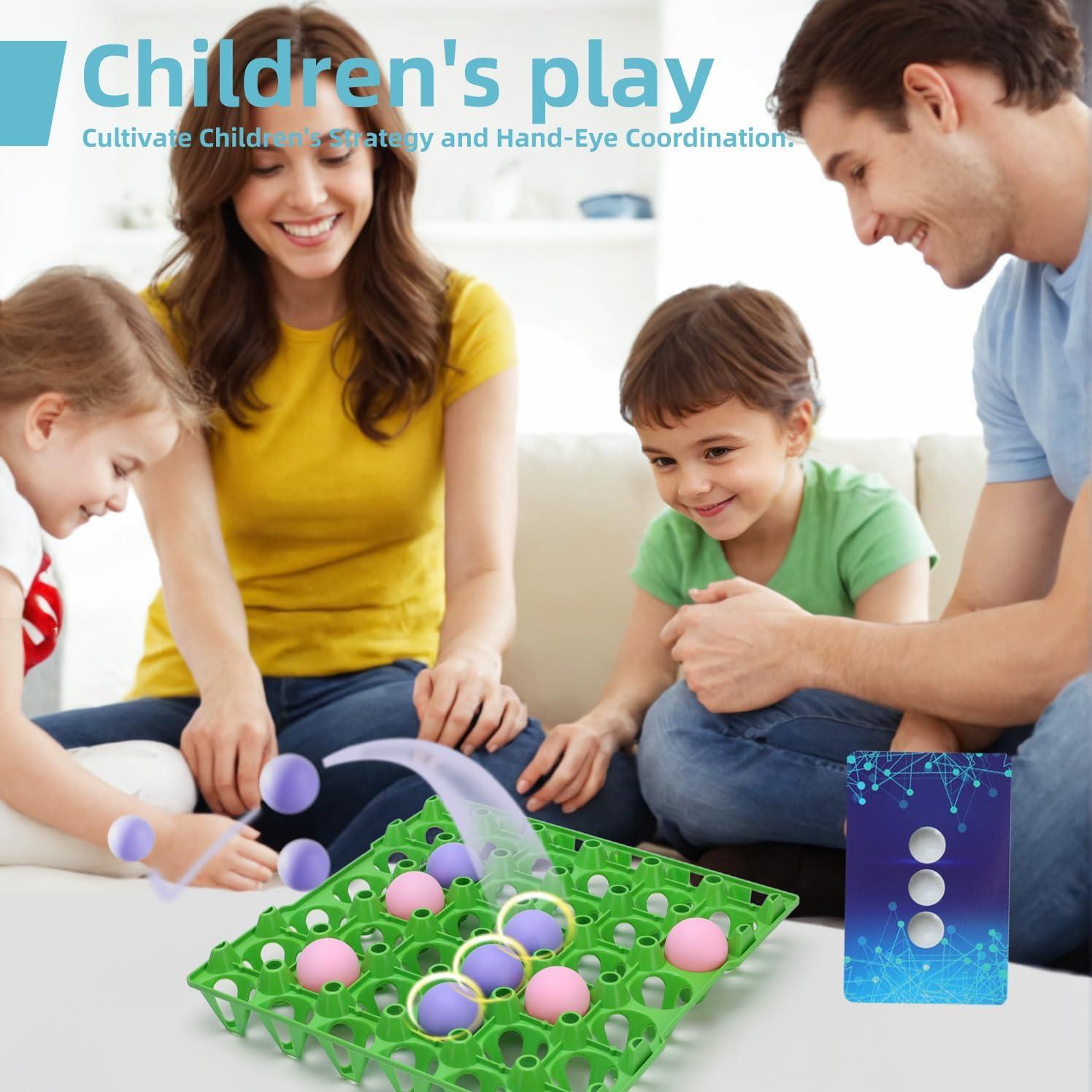 Juego de Mesa de Tiros de Pelotas Rebotadoras Pertresion - 60 Pelotas