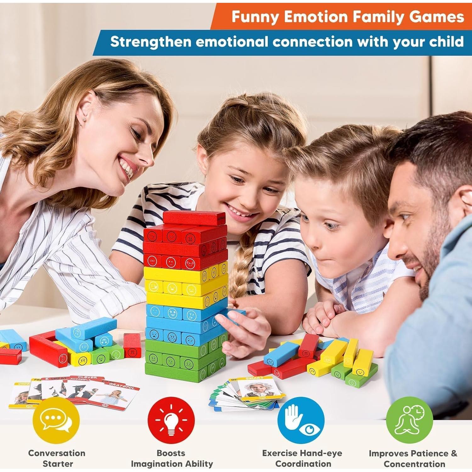 Juego de Aprendizaje Emocional Garybank con 56 Tarjetas