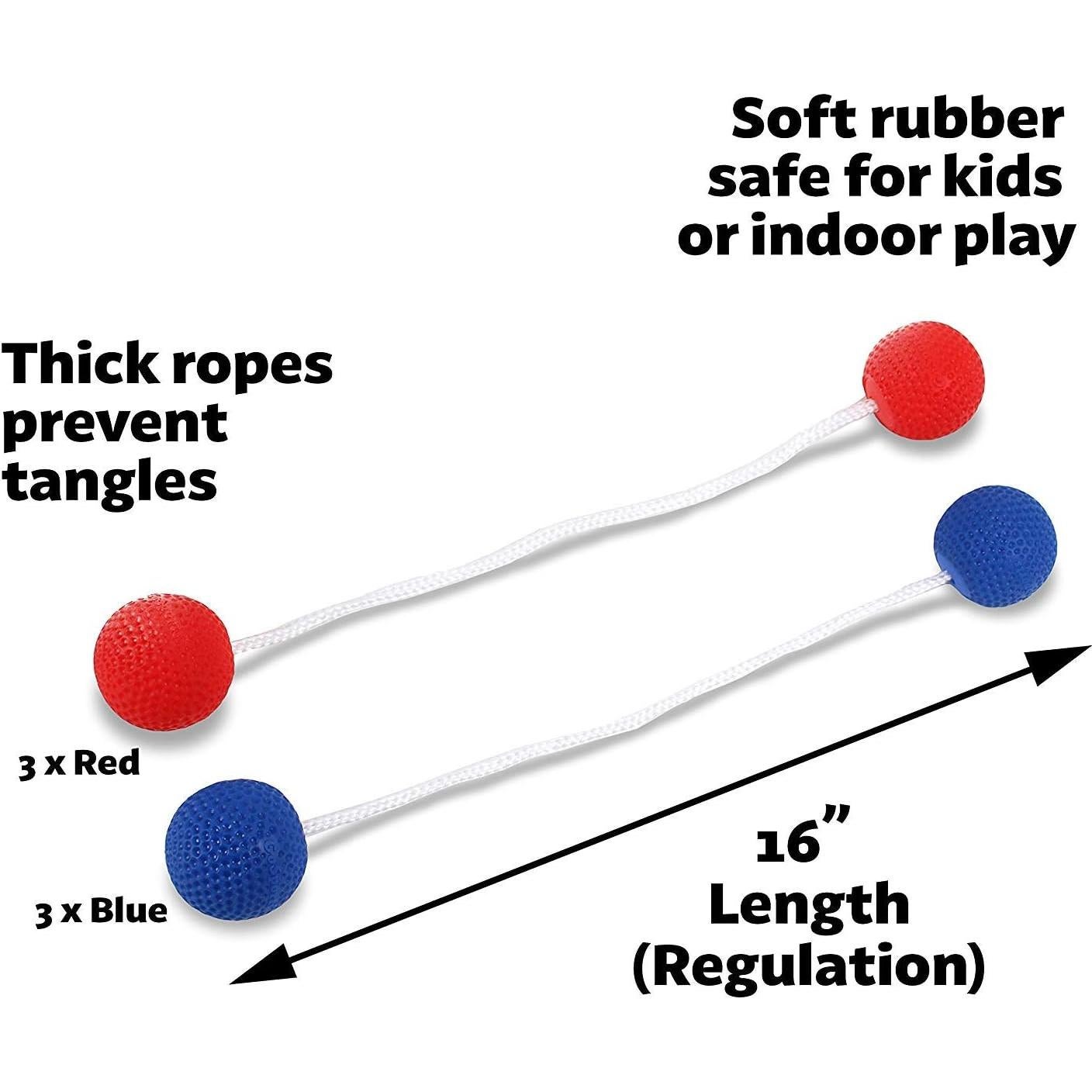 Juego de Escalera GoSports Clásica con 6 Bolos de Goma y Funda