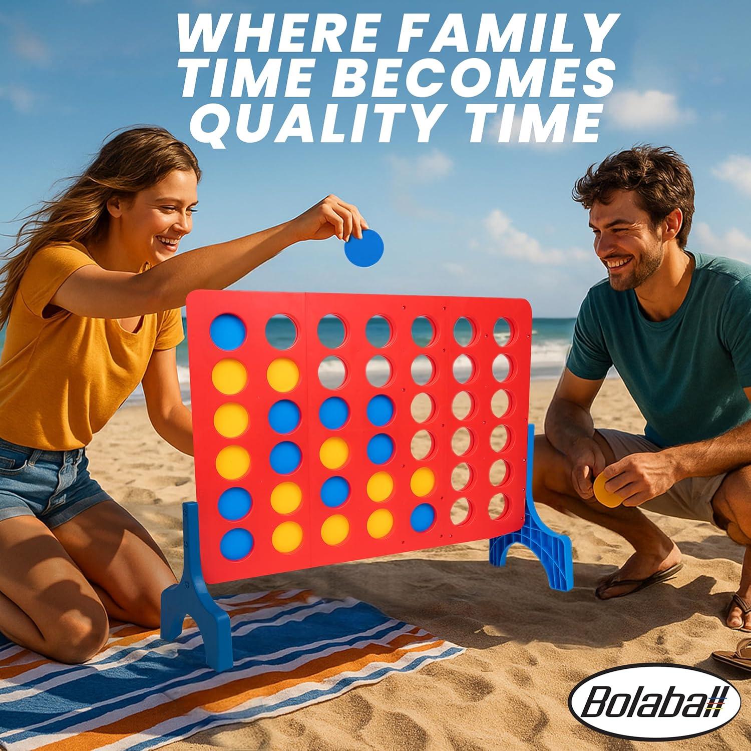 Juego de mesa 4 en fila Bolaball - Plástico 68.5x15.2x55.9 cm