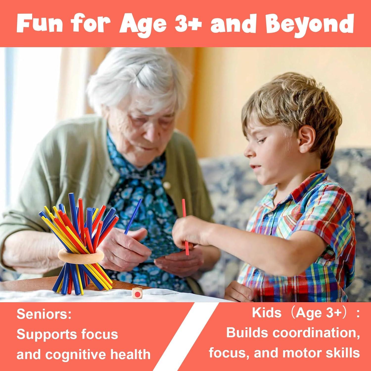 Juego de Equilibrio de Madera Wanheart para Niños y Adultos