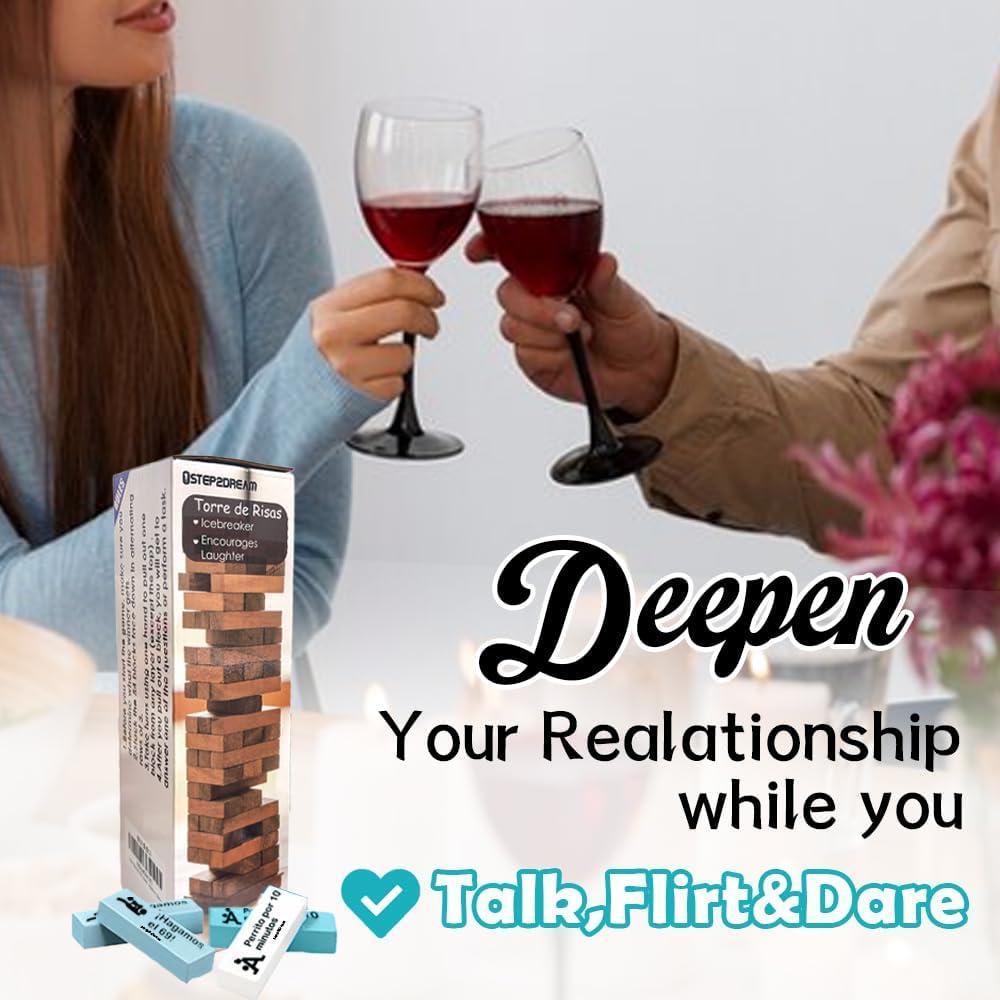 Juego de Pareja 1step2dream - Bloques Apilables Románticos