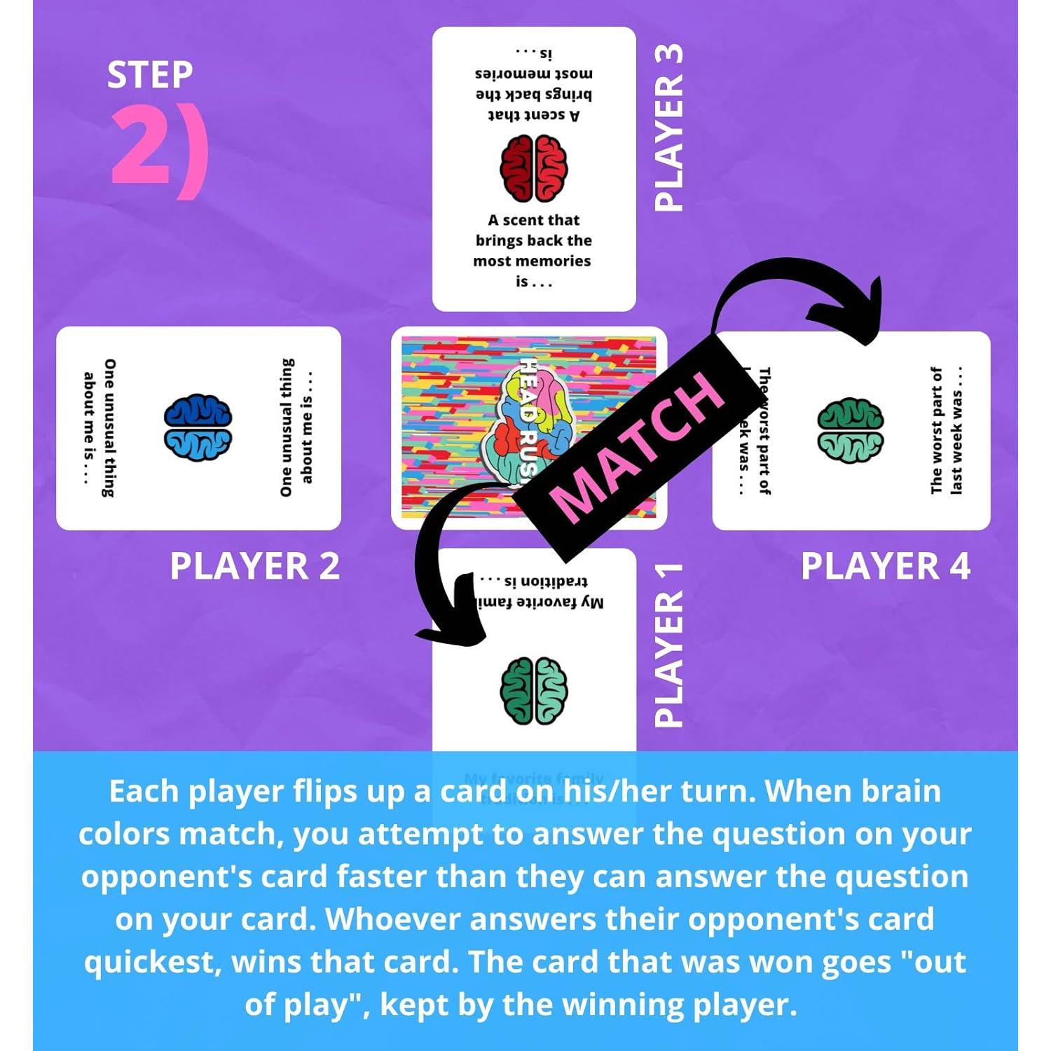 Juego de Cartas Head Rush - Terapia y Habilidades Sociales