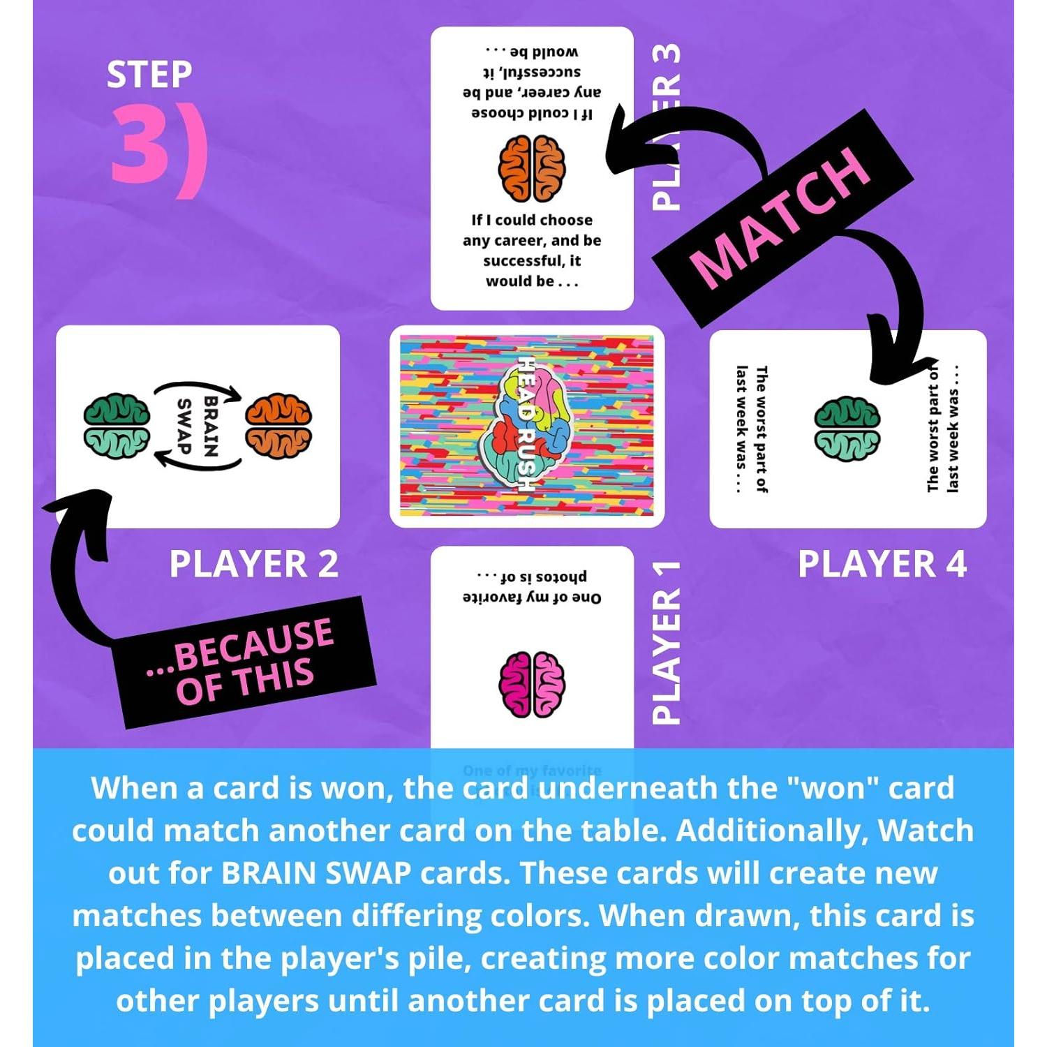 Juego de Cartas Head Rush - Terapia y Habilidades Sociales