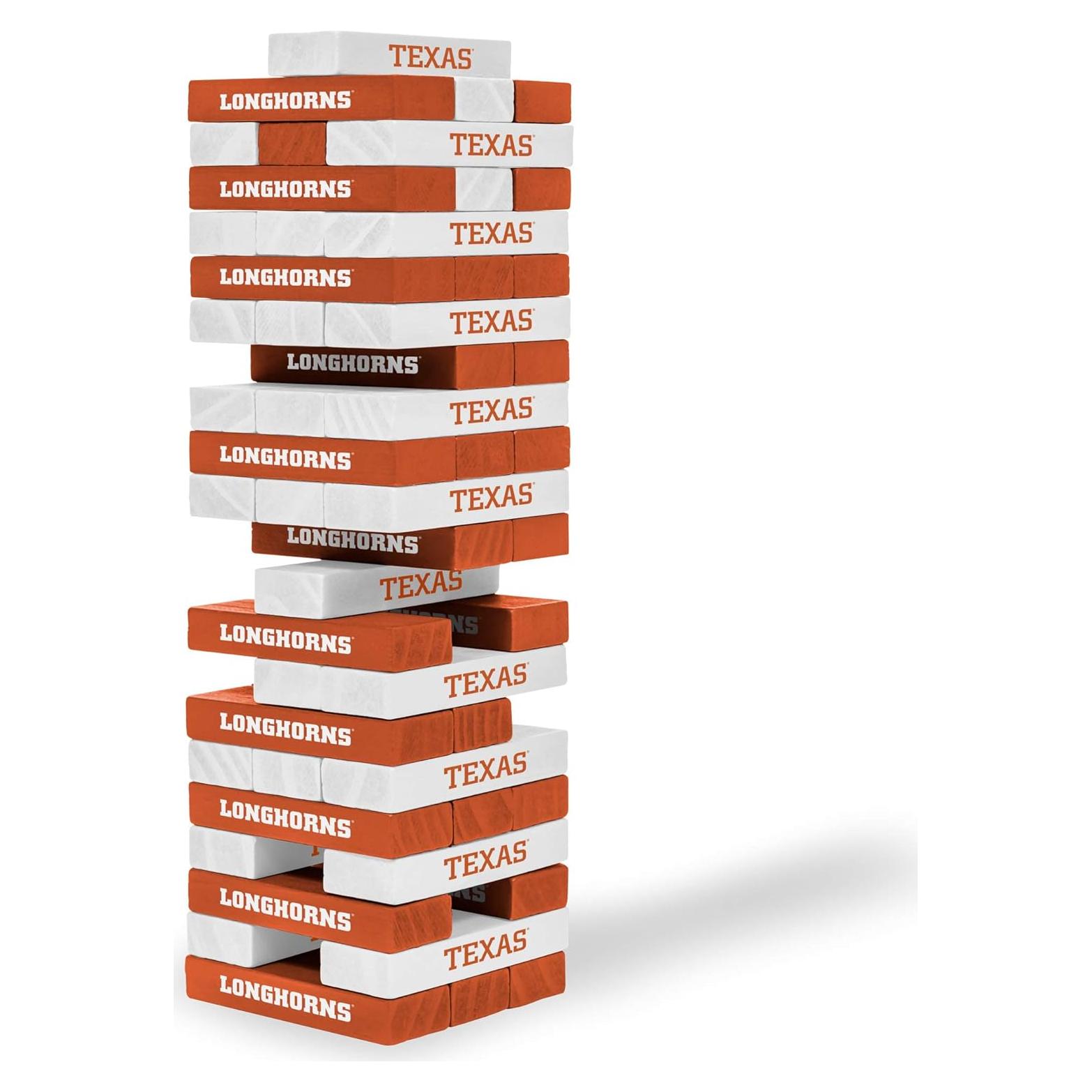 Juego de Bloques Apilables Wild Sports Texas Longhorns 54 Piezas