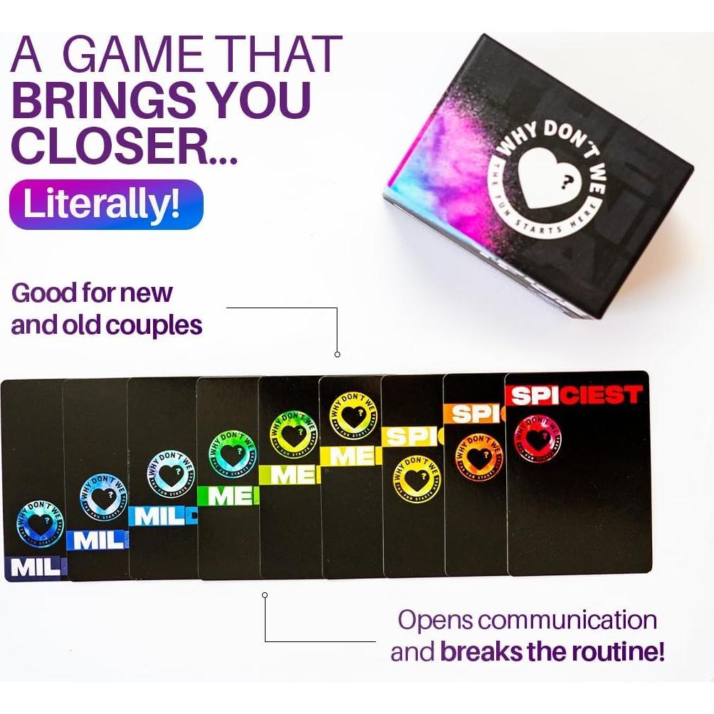 Juego de Cartas para Parejas Why Don't We - Spice IT UP - 150 Tarjetas