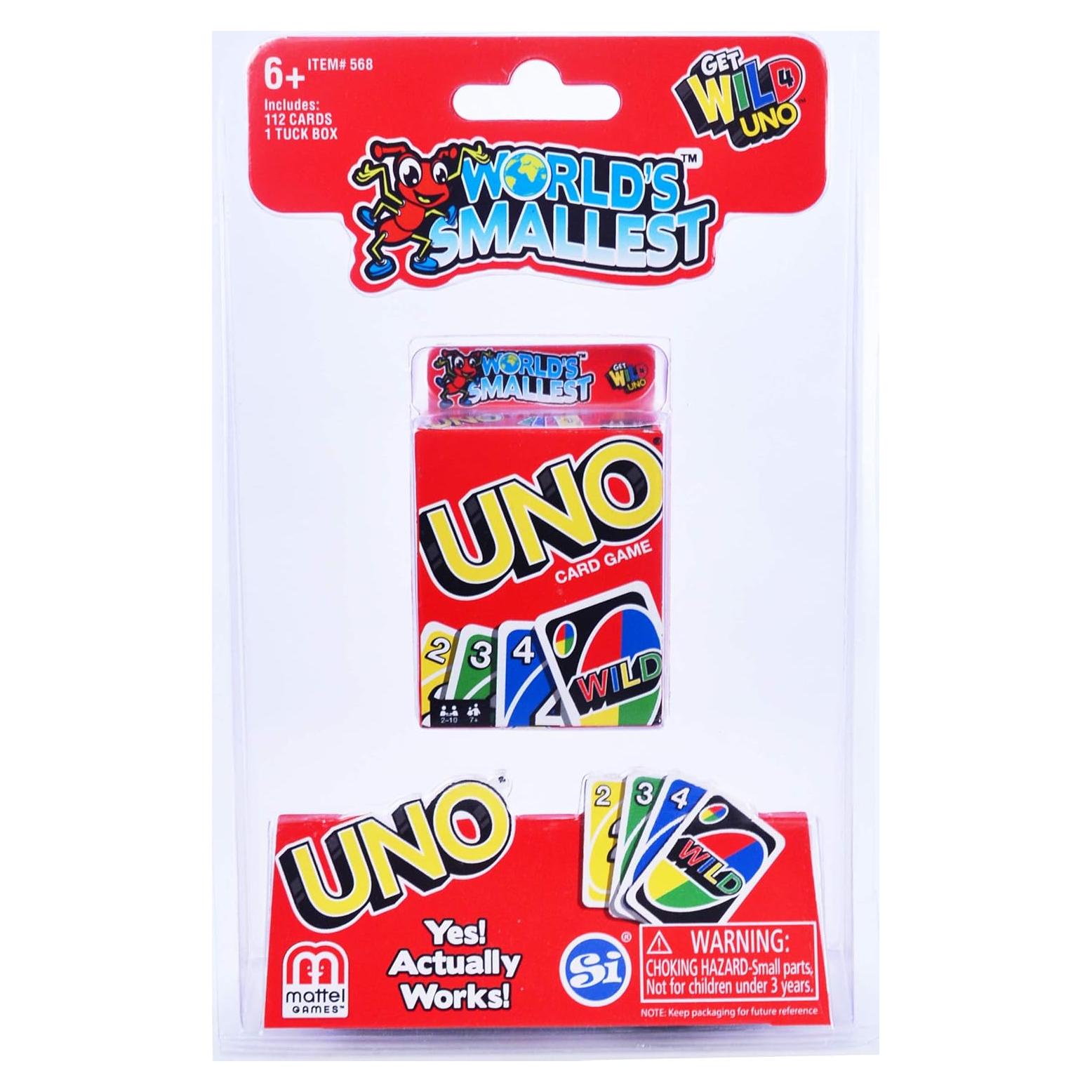 UNO Mini Juego de Cartas Super Impulse 22.23x13.34cm