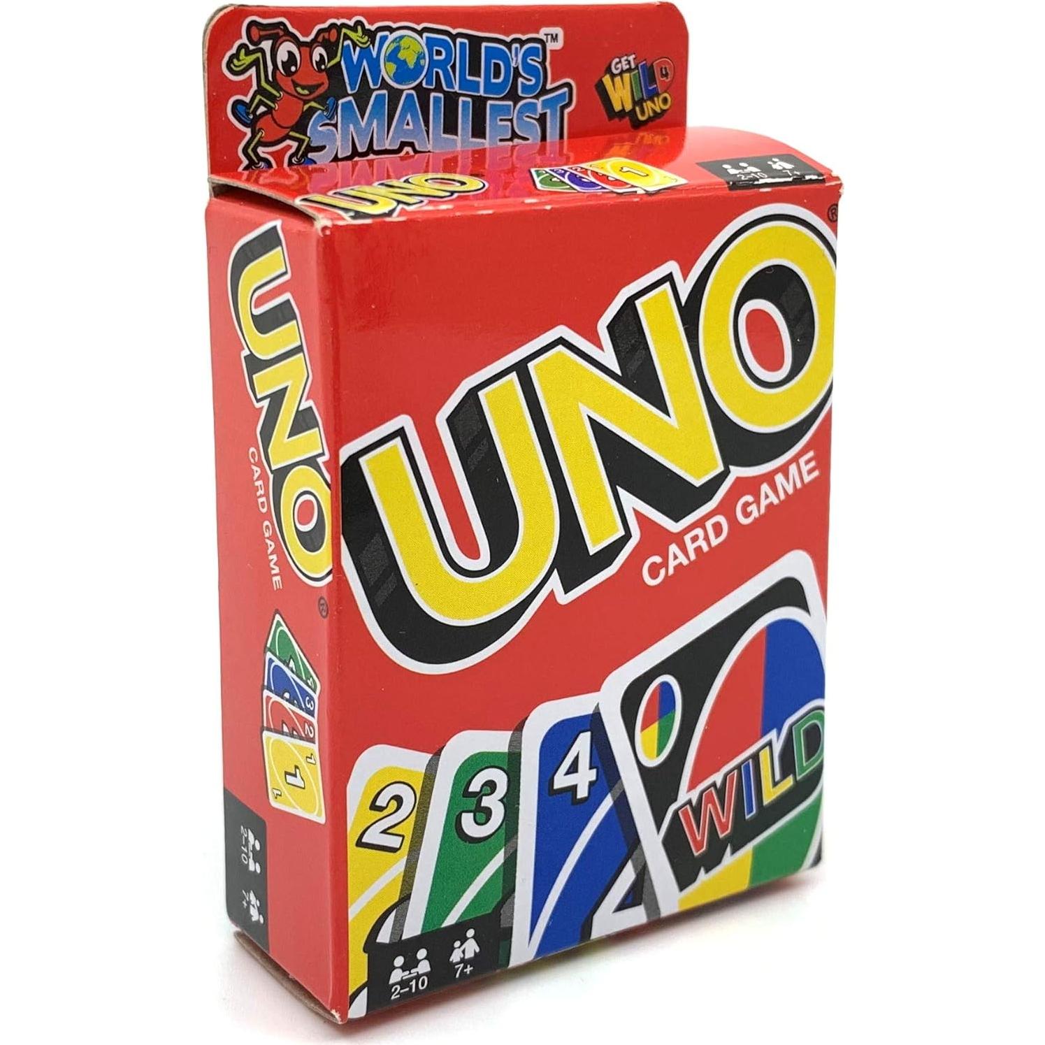 UNO Mini Juego de Cartas Super Impulse 22.23x13.34cm